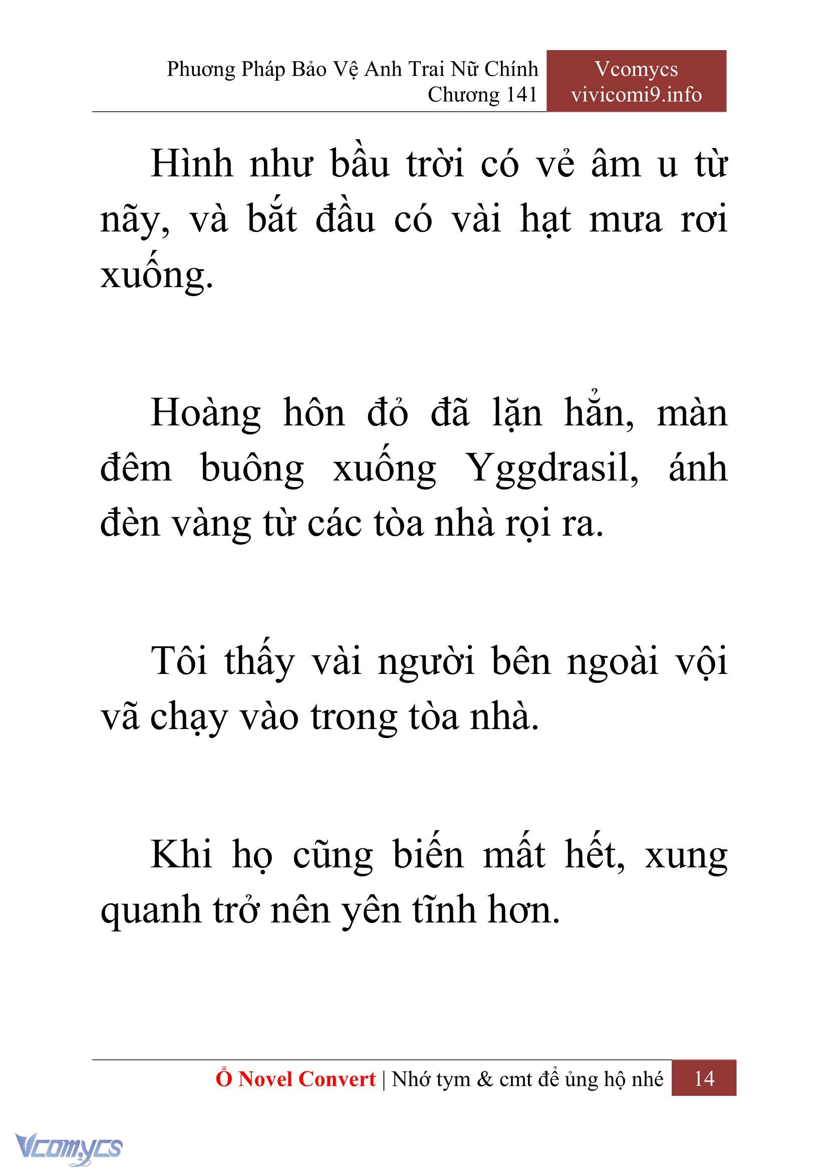 [Novel] Phương Pháp Bảo Vệ Anh Trai Nữ Chính Chap 141 - Trang 2