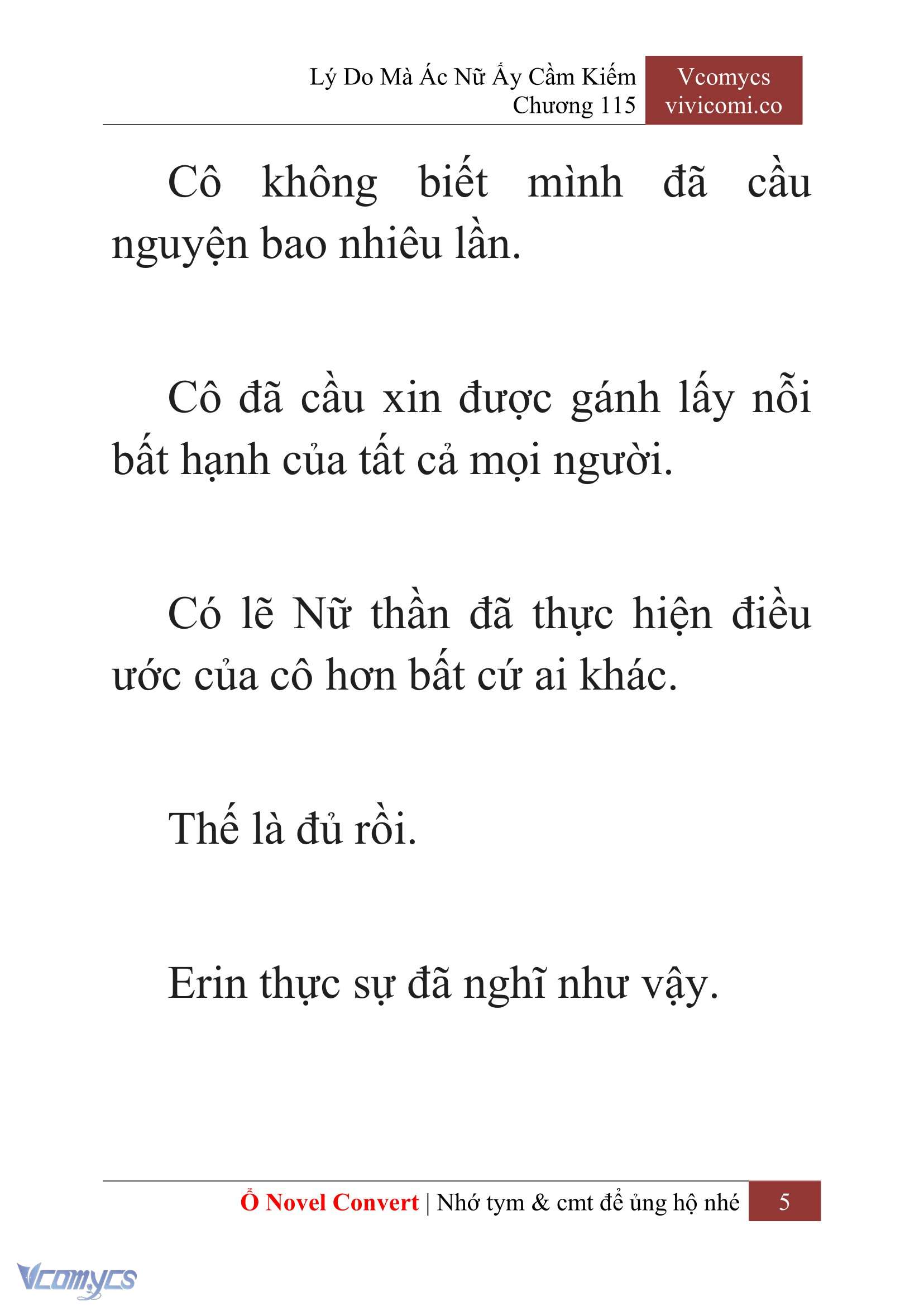 [Novel] Lý Do Mà Ác Nữ Ấy Cầm Kiếm Chap 115 - Next 