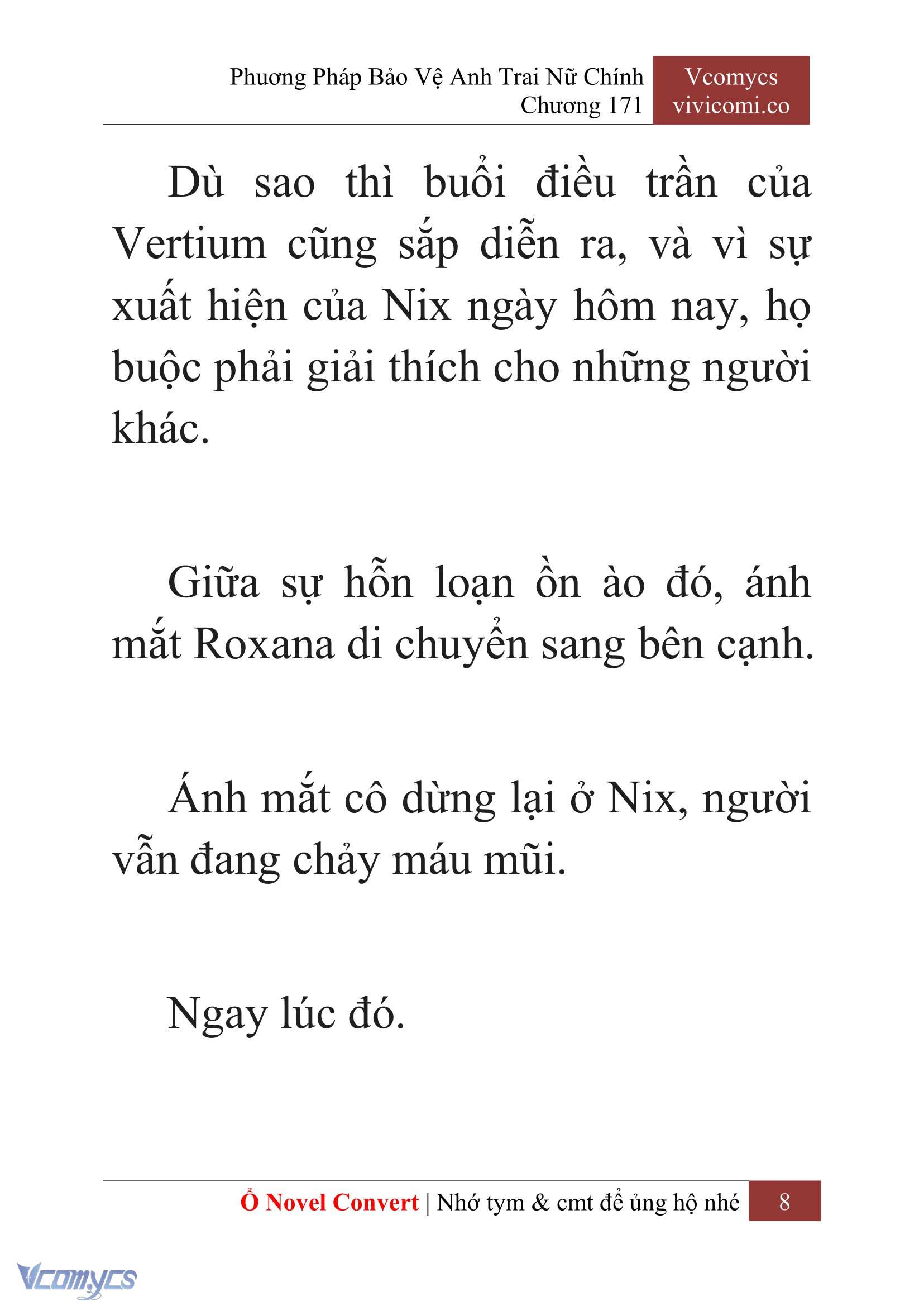 [Novel] Phương Pháp Bảo Vệ Anh Trai Nữ Chính Chap 171 - Trang 2