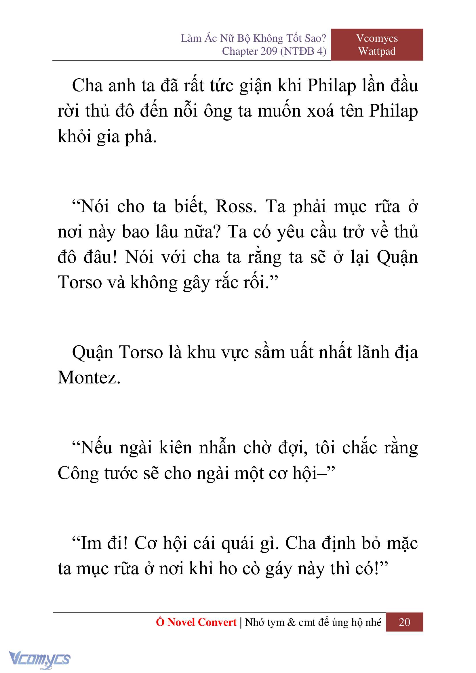 [Novel] Làm Ác Nữ Bộ Không Tốt Sao? Chap 209 - Trang 2