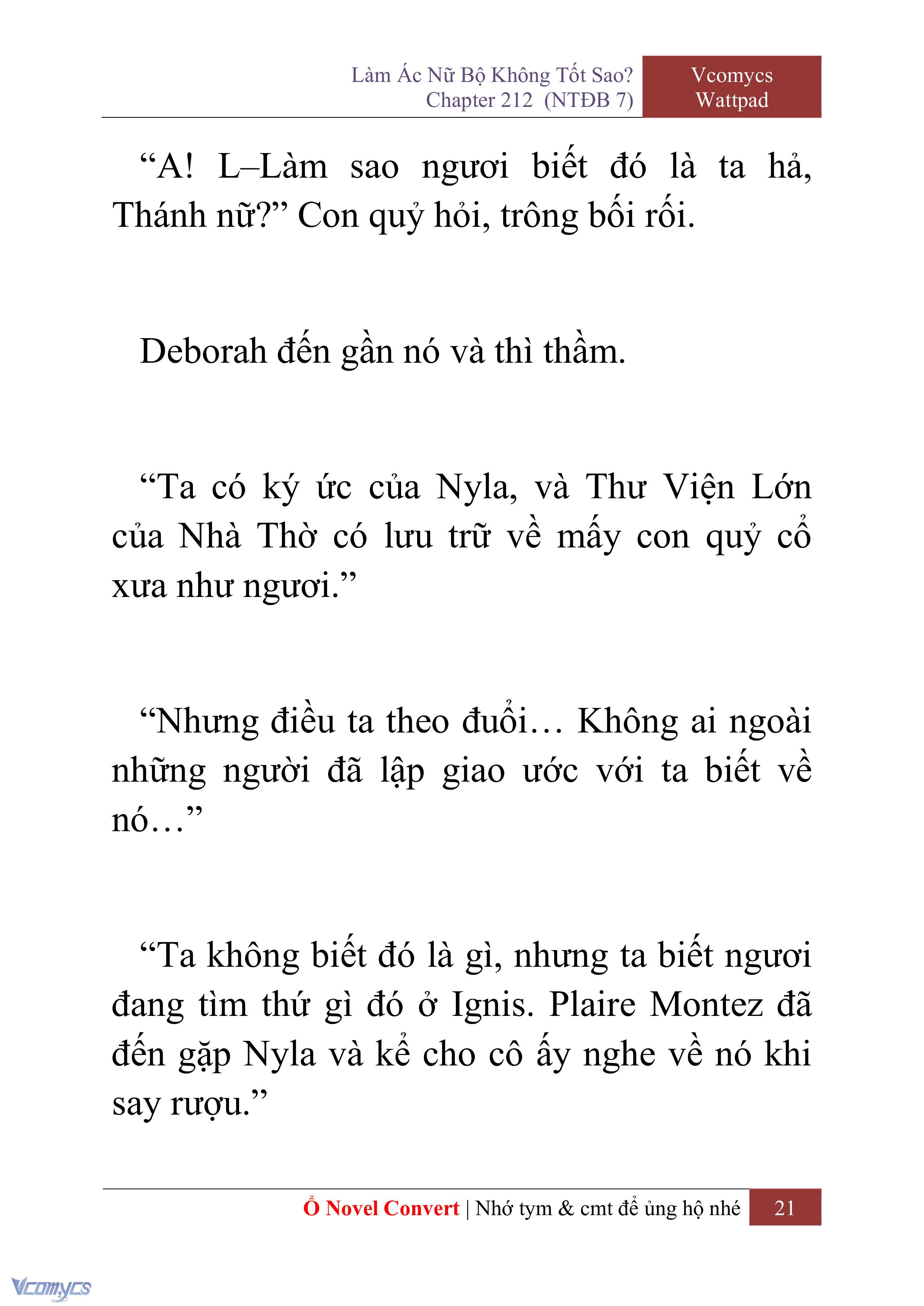 [Novel] Làm Ác Nữ Bộ Không Tốt Sao? Chap 212 - Trang 2