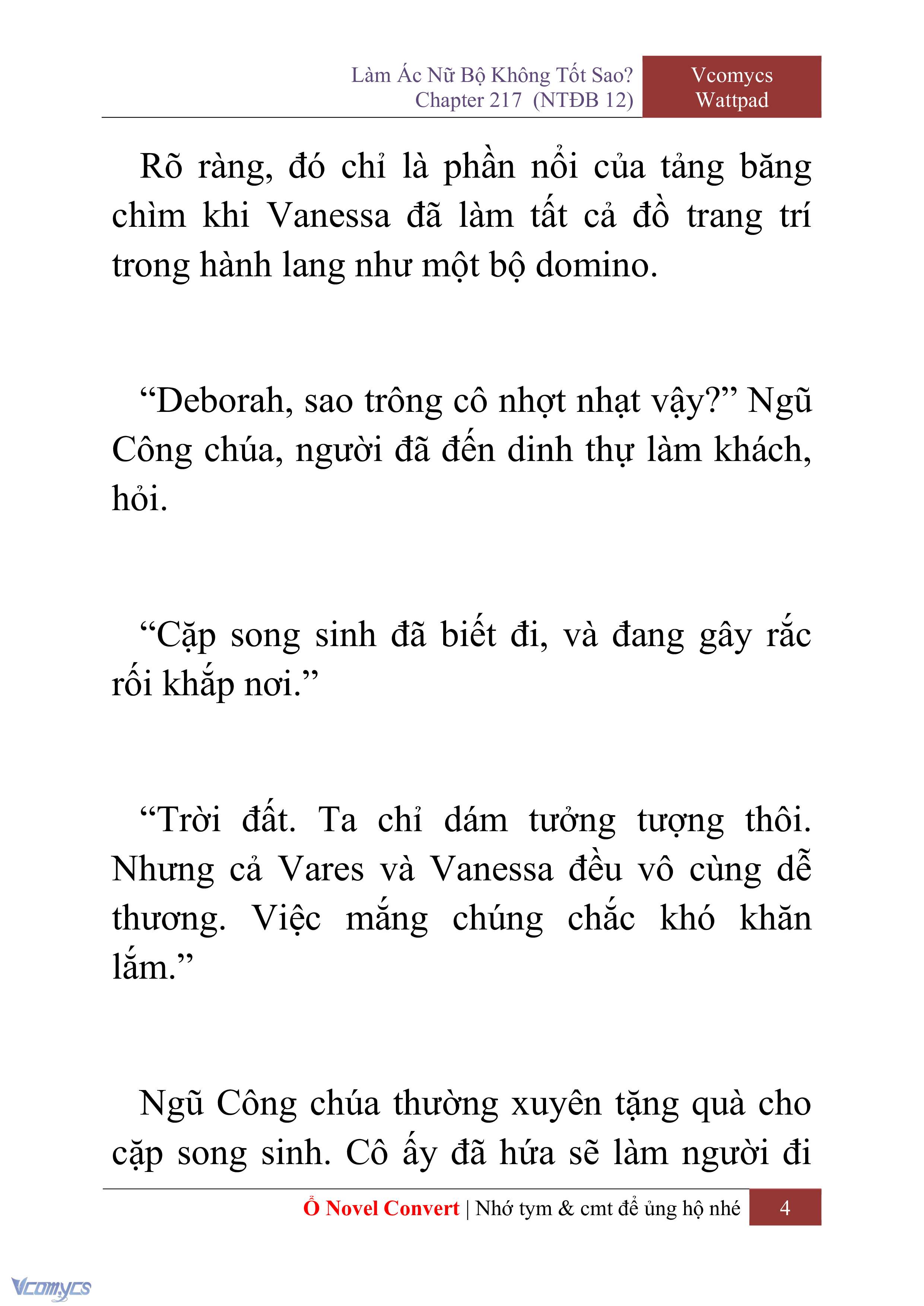 [Novel] Làm Ác Nữ Bộ Không Tốt Sao? Chap 217 - Trang 2