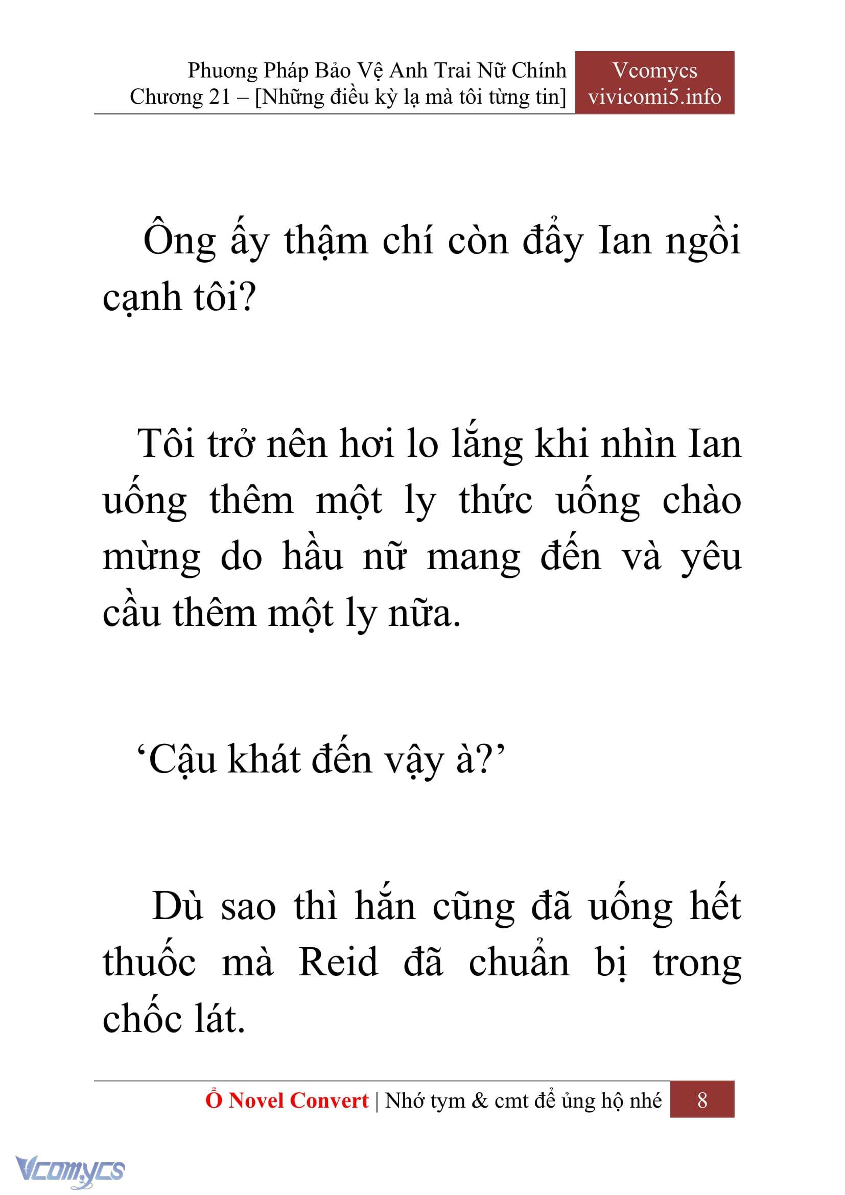 [Novel] Tôi Không Còn Là Đối Thủ Của Nam Chính Chap 21 - Trang 2