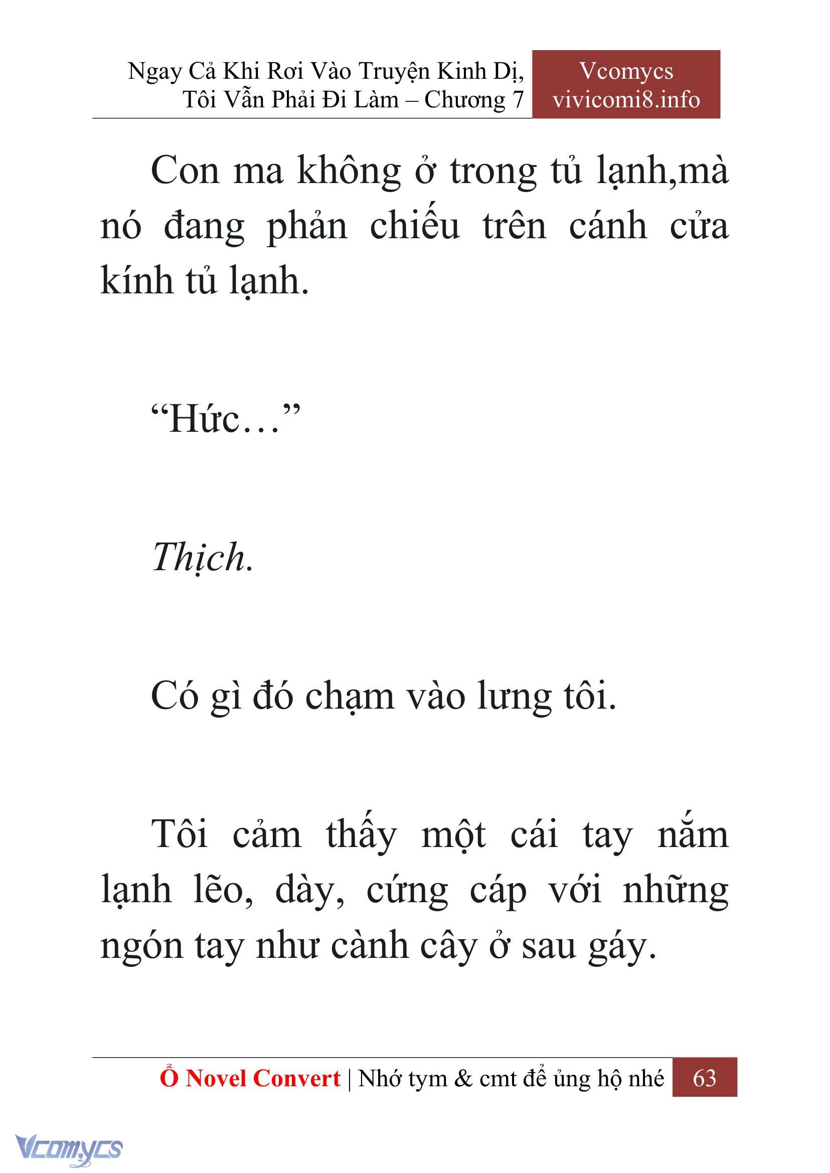 [Novel] Ngay Cả Khi Rơi Vào Truyện Kinh Dị, Tôi Vẫn Phải Đi Làm Chap 7 - Next Chap 8