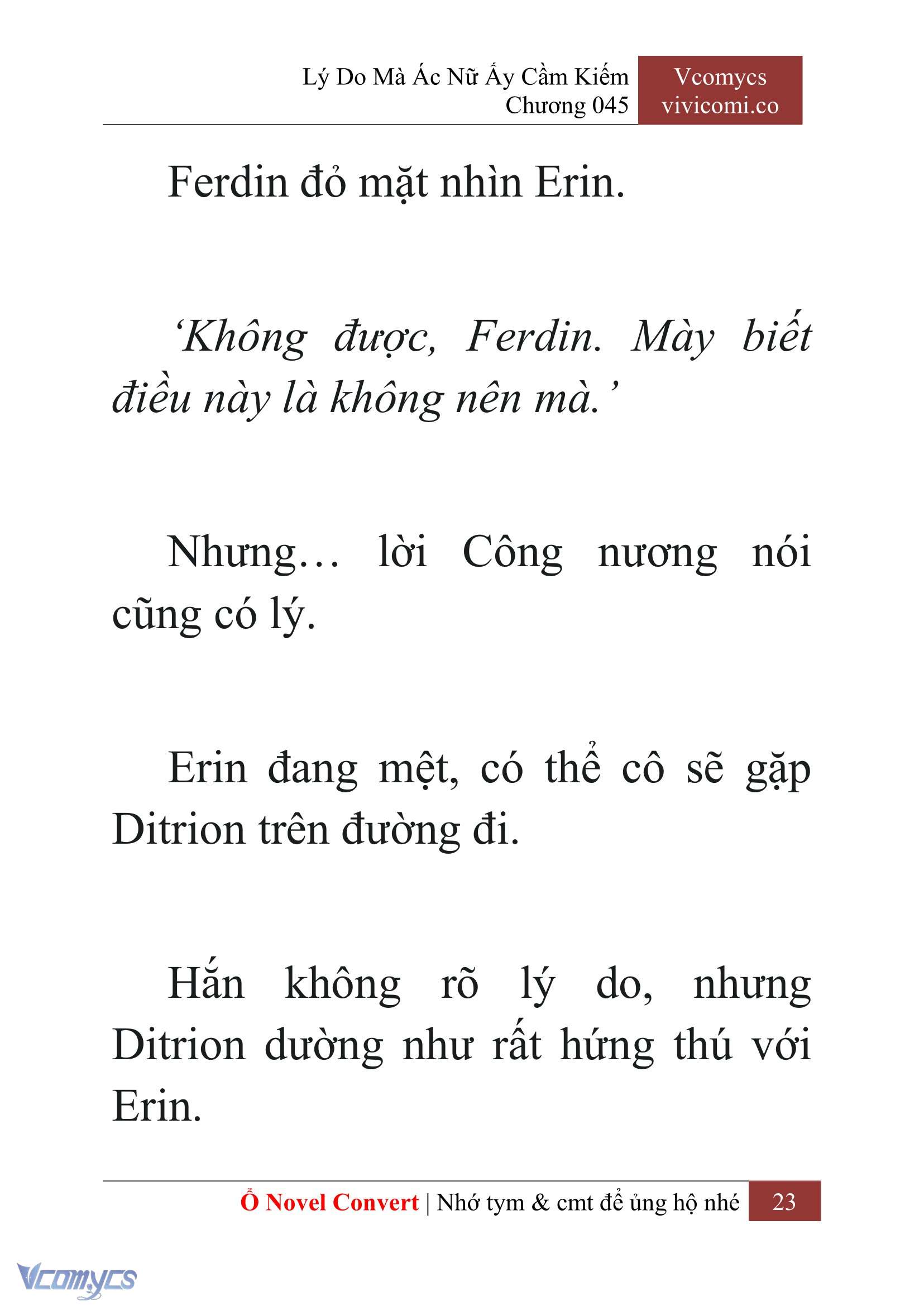 [Novel] Lý Do Mà Ác Nữ Ấy Cầm Kiếm Chap 45 - Next 