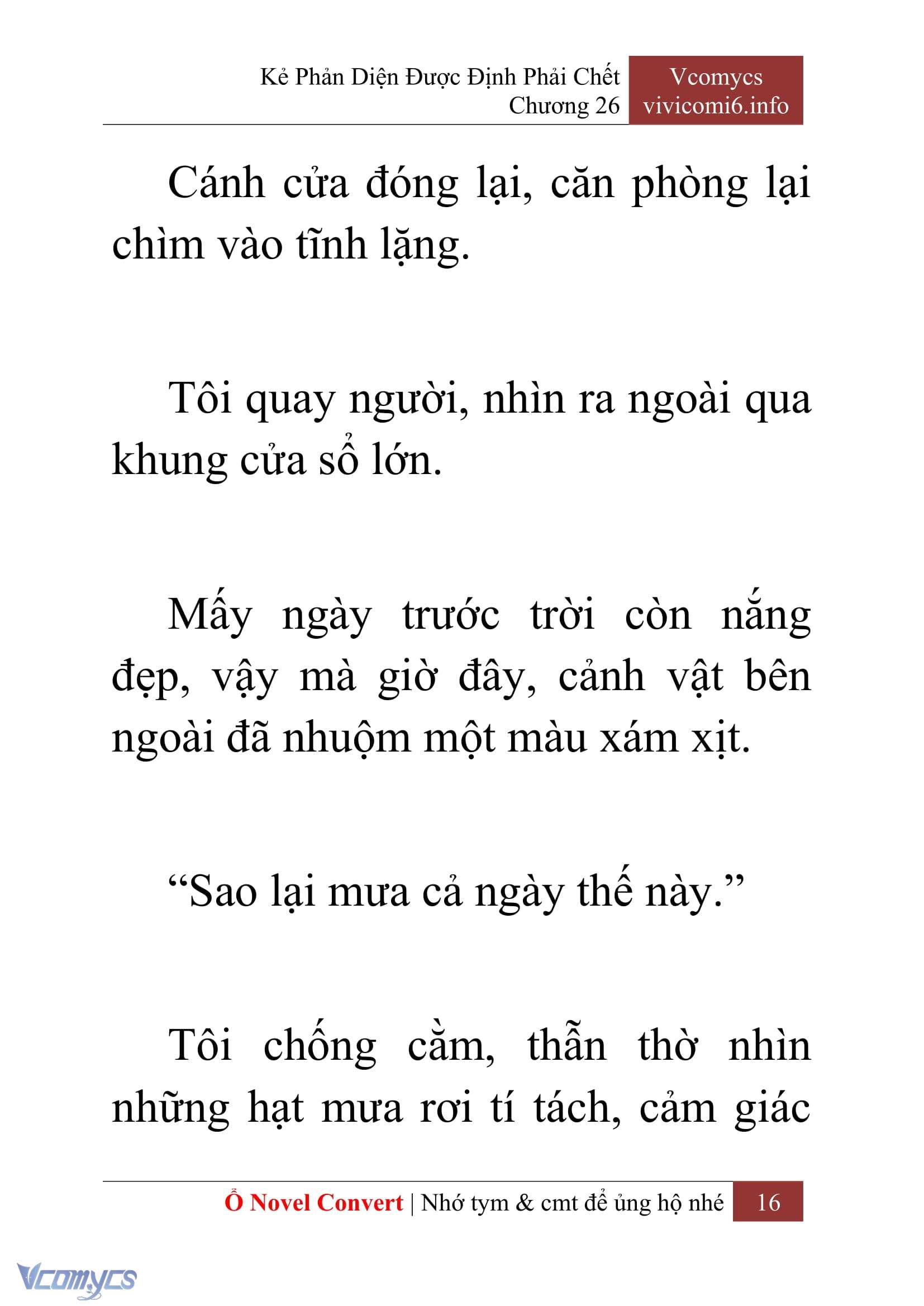 [Novel] Kẻ Phản Diện Được Định Phải Chết Chap 26 - Trang 2