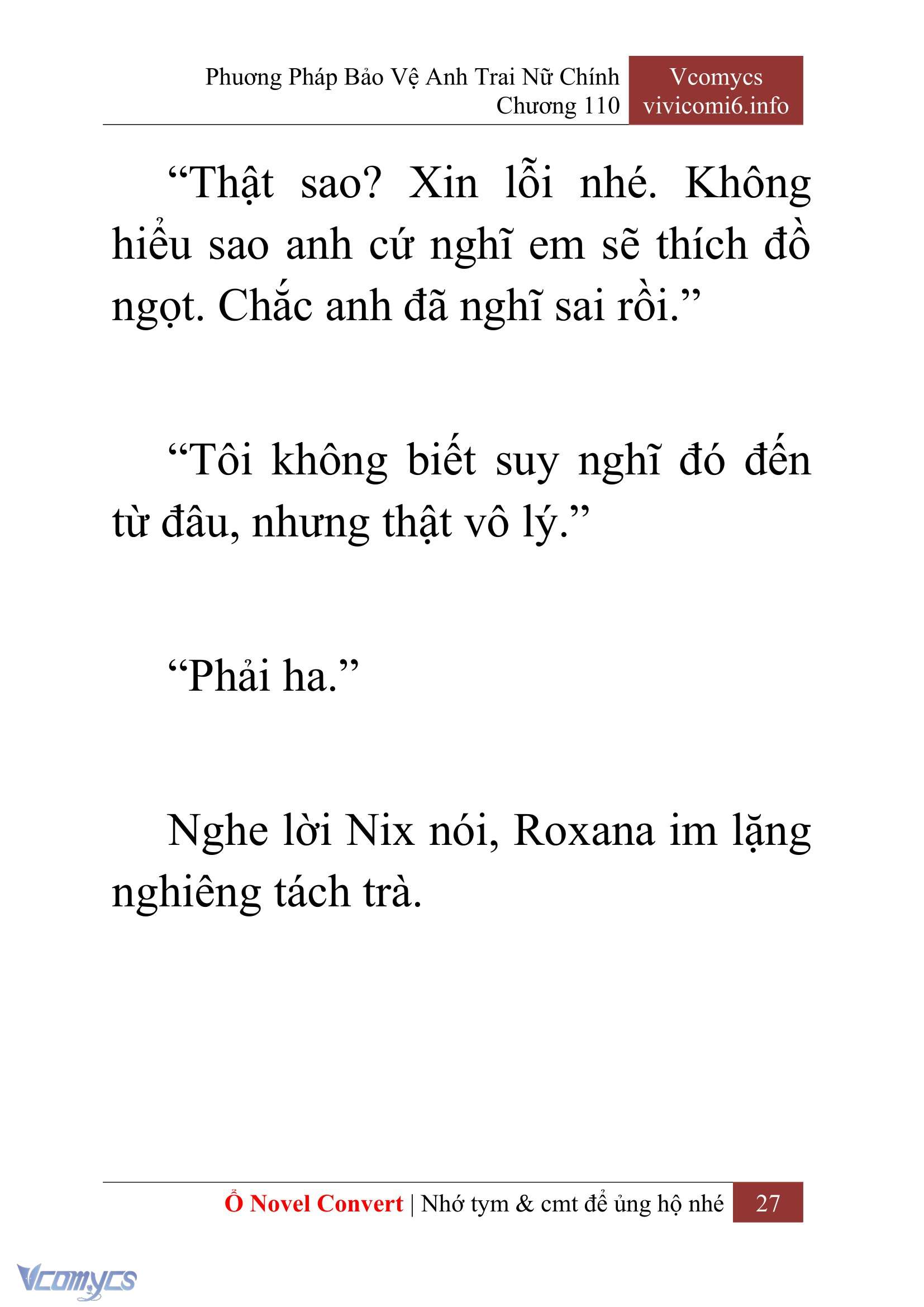[Novel] Phương Pháp Bảo Vệ Anh Trai Nữ Chính Chap 110 - Trang 2