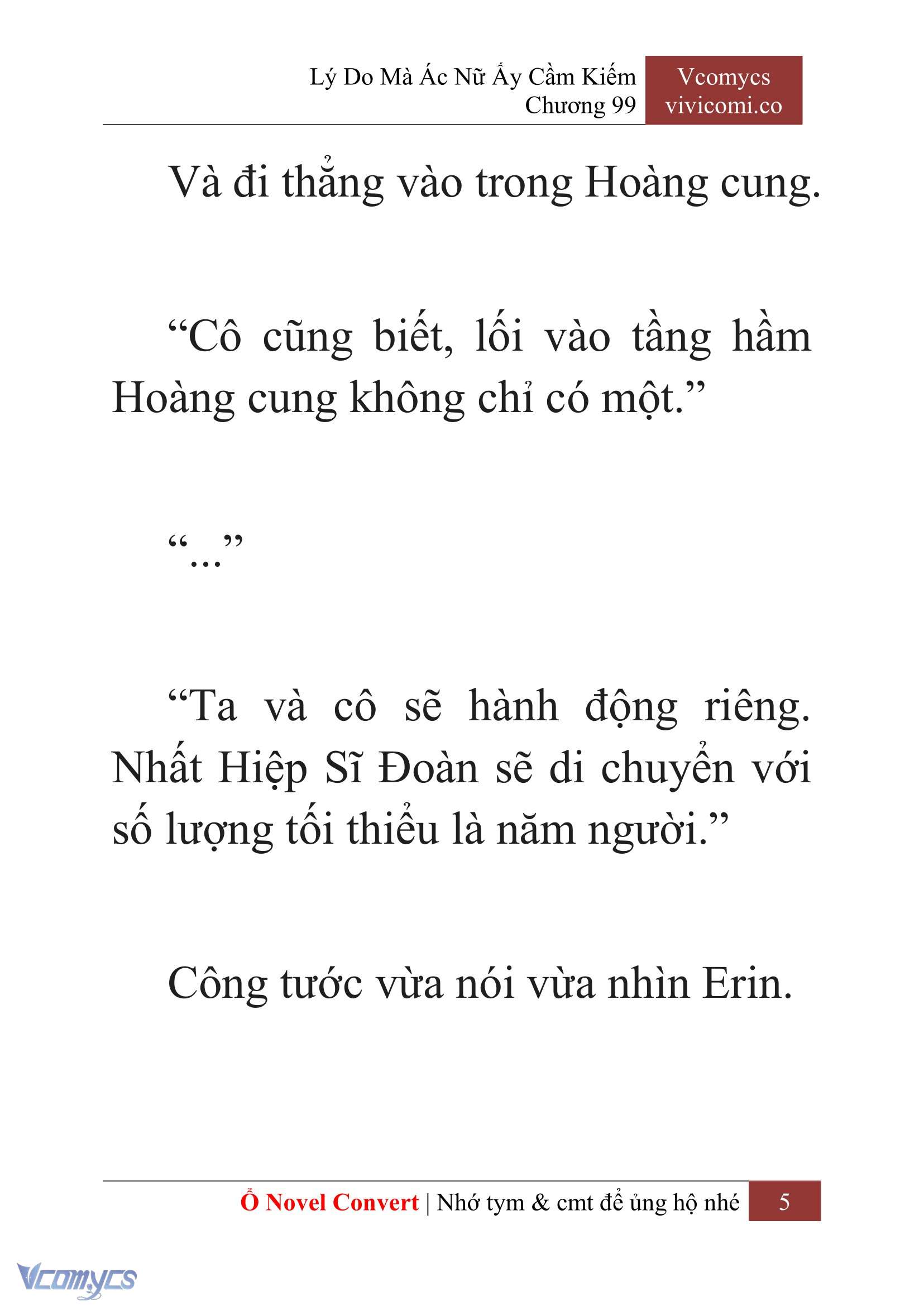 [Novel] Lý Do Mà Ác Nữ Ấy Cầm Kiếm Chap 99 - Trang 2