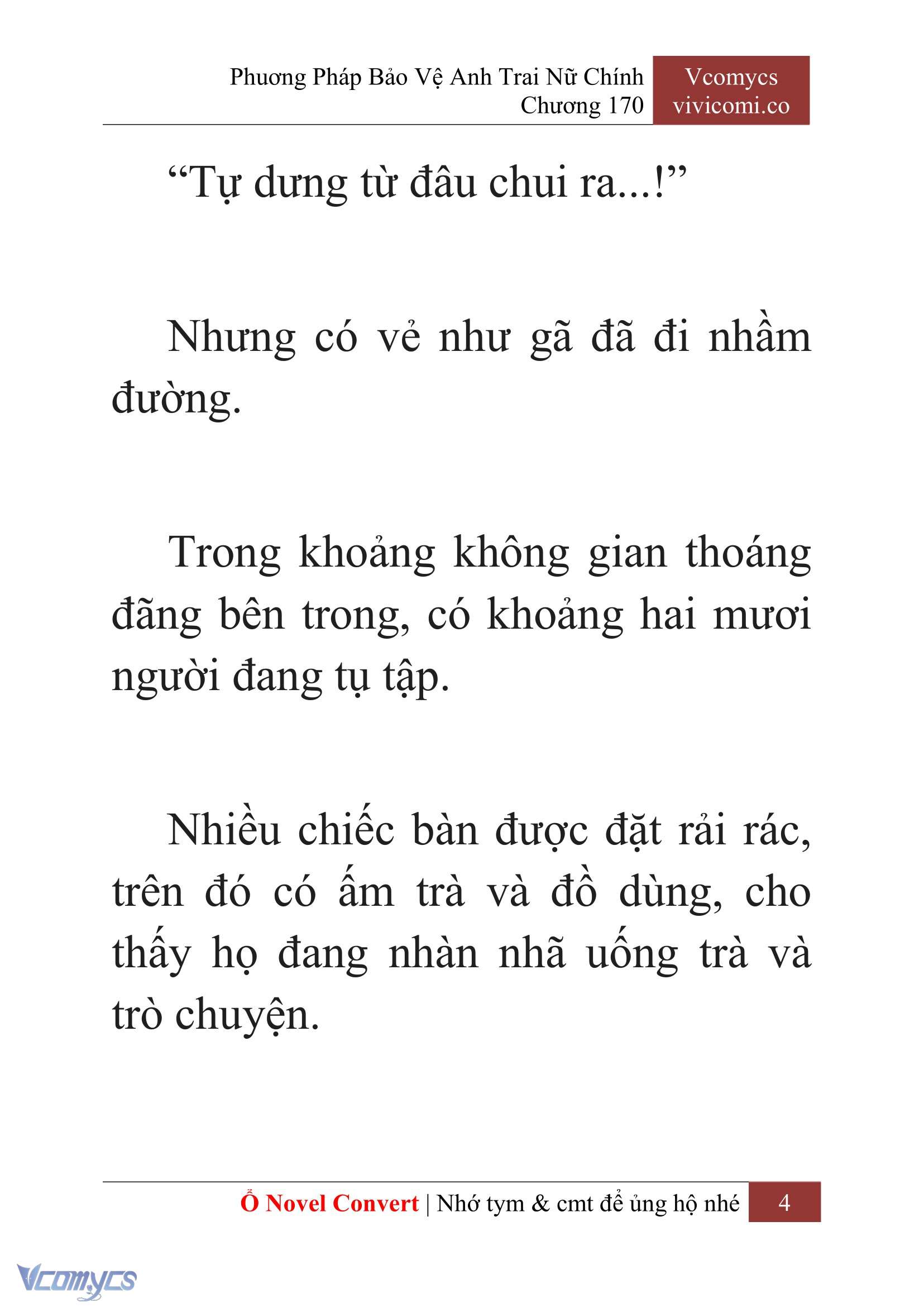 [Novel] Phương Pháp Bảo Vệ Anh Trai Nữ Chính Chap 170 - Trang 2