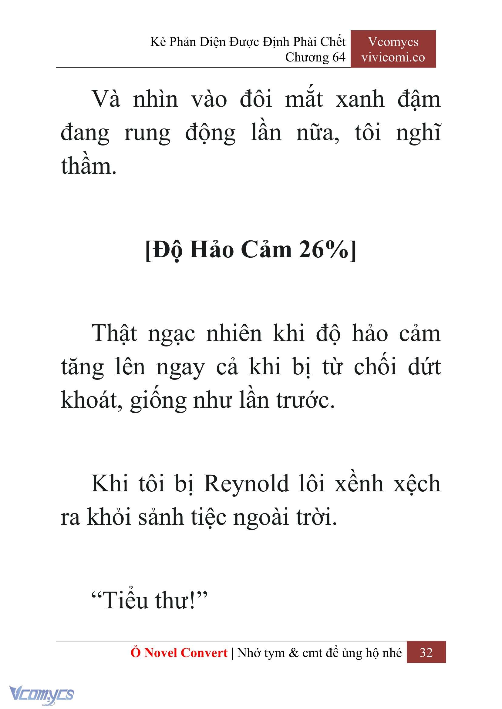 [Novel] Kẻ Phản Diện Được Định Phải Chết Chap 64 - Next 