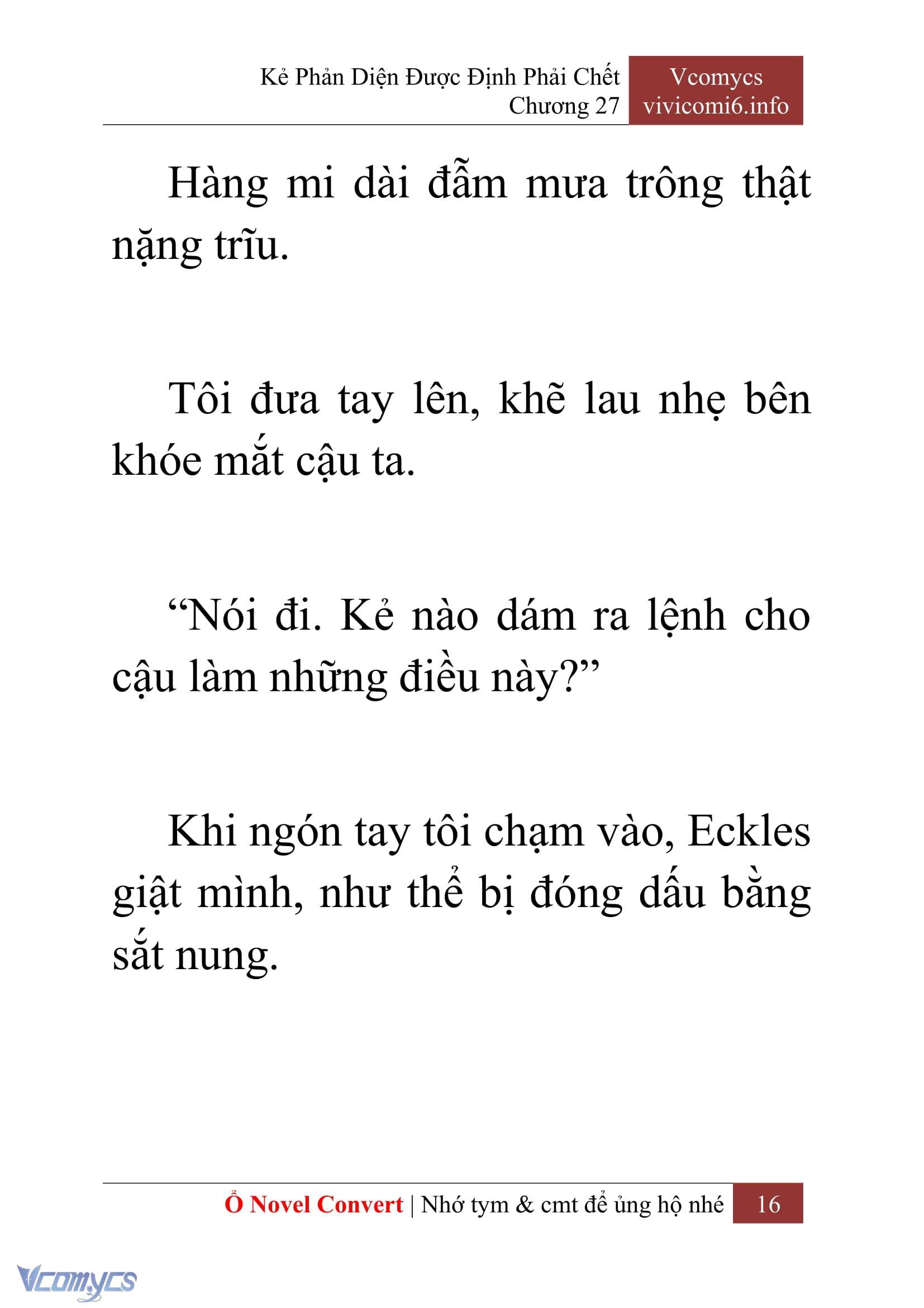 [Novel] Kẻ Phản Diện Được Định Phải Chết Chap 27 - Trang 2