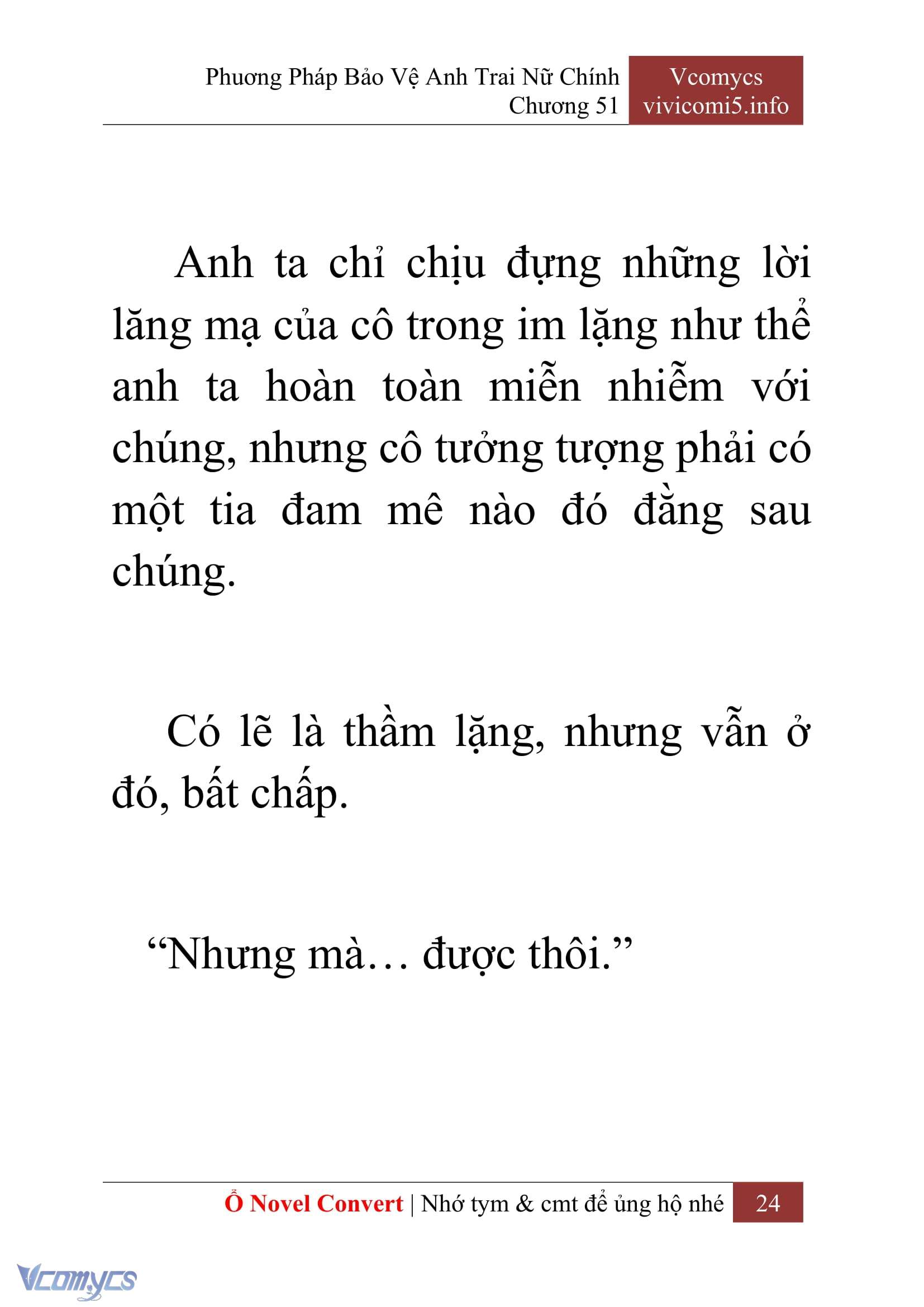 [Novel] Phương Pháp Bảo Vệ Anh Trai Nữ Chính Chap 51 - Trang 2
