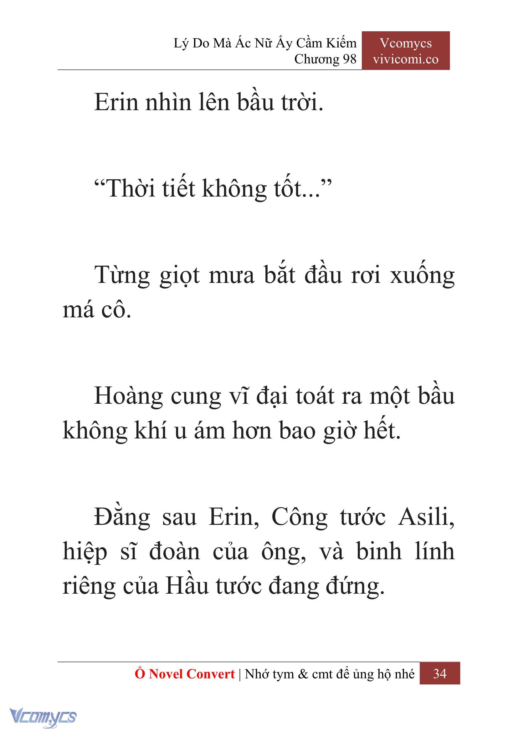 [Novel] Lý Do Mà Ác Nữ Ấy Cầm Kiếm Chap 98 - Trang 2