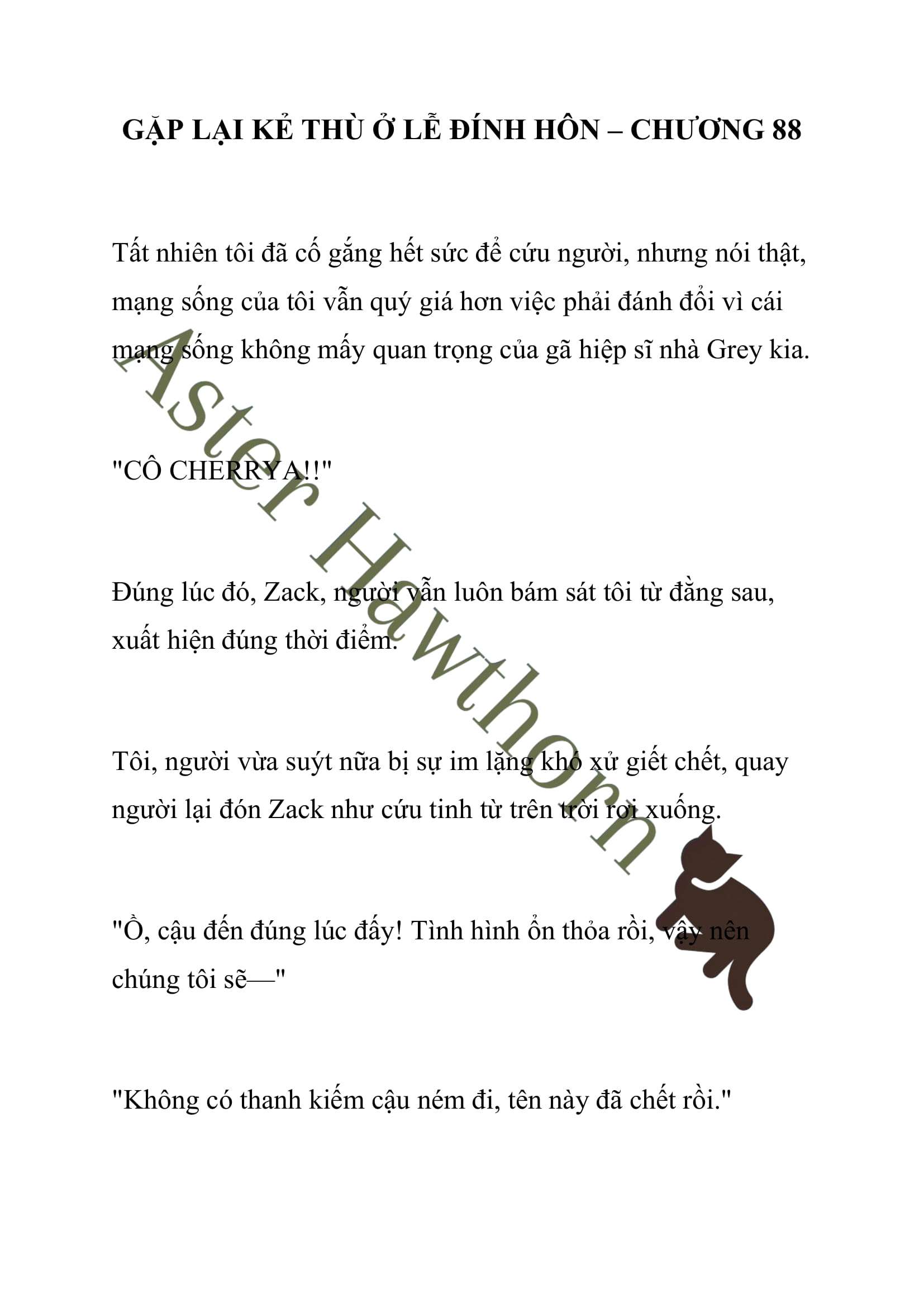 [NOVEL] Gặp Lại Kẻ Thù Ở Lễ Đính Hôn Chap 88 - Trang 2