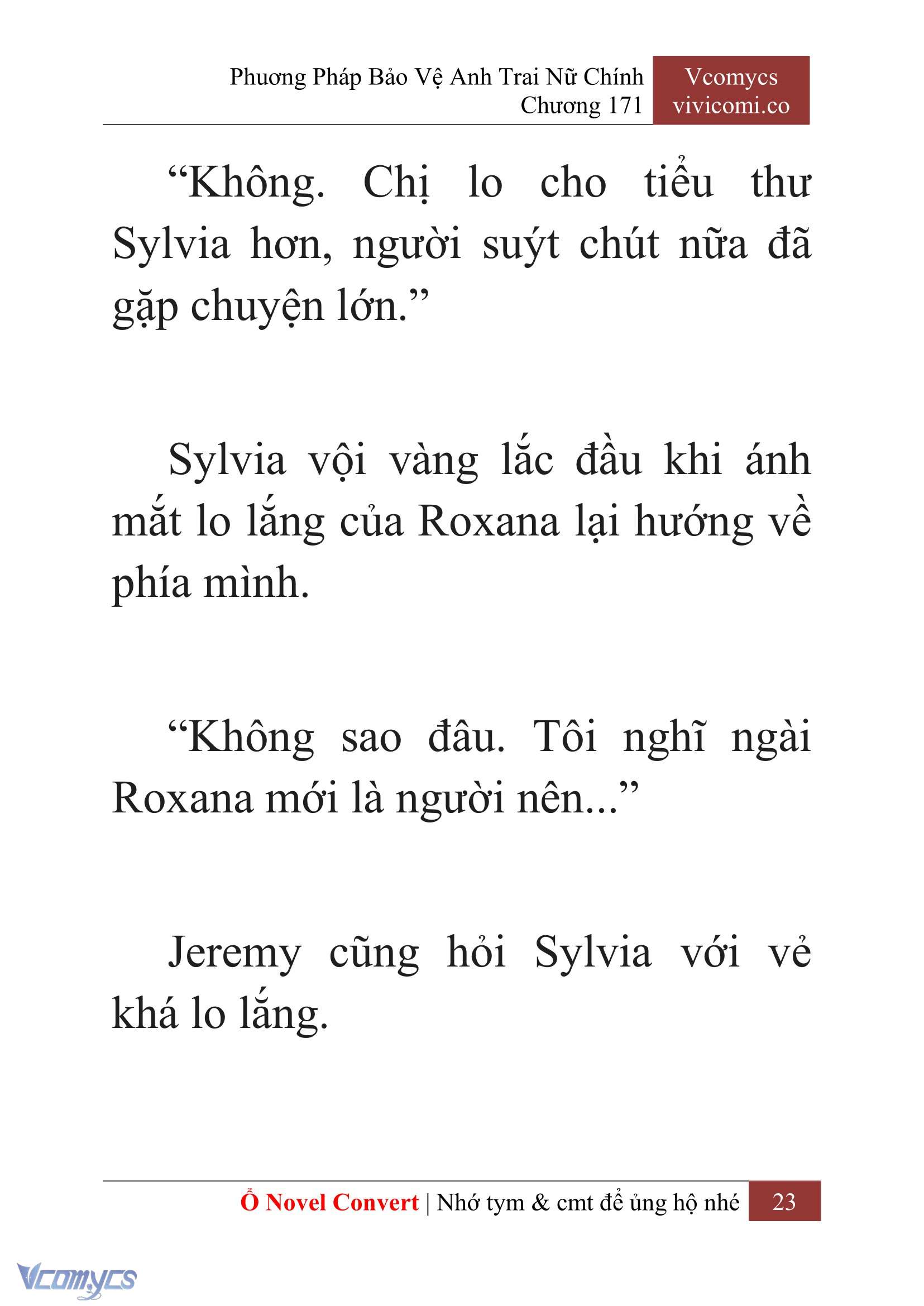 [Novel] Phương Pháp Bảo Vệ Anh Trai Nữ Chính Chap 171 - Trang 2