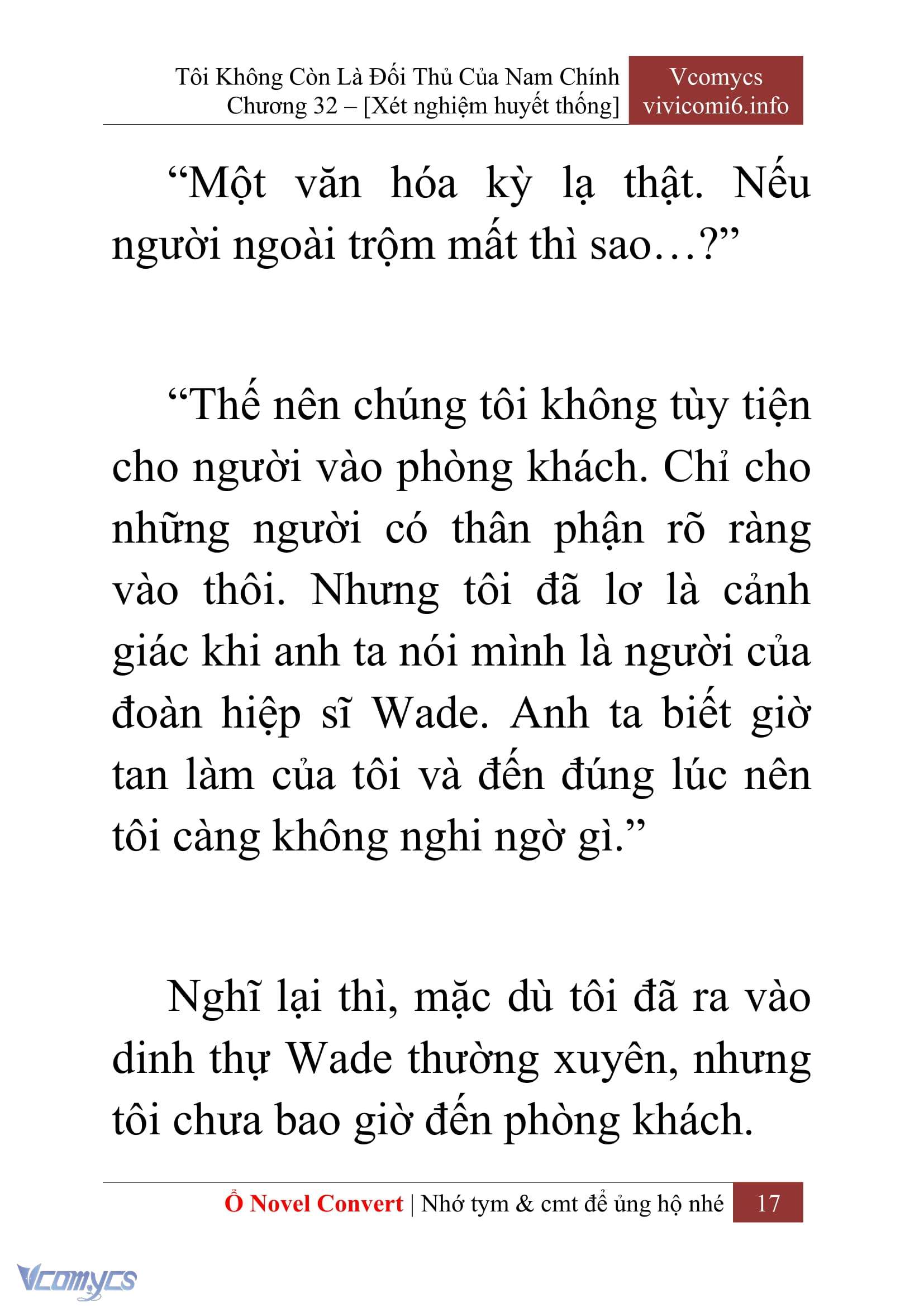 [Novel] Tôi Không Còn Là Đối Thủ Của Nam Chính Chap 32 - Trang 2
