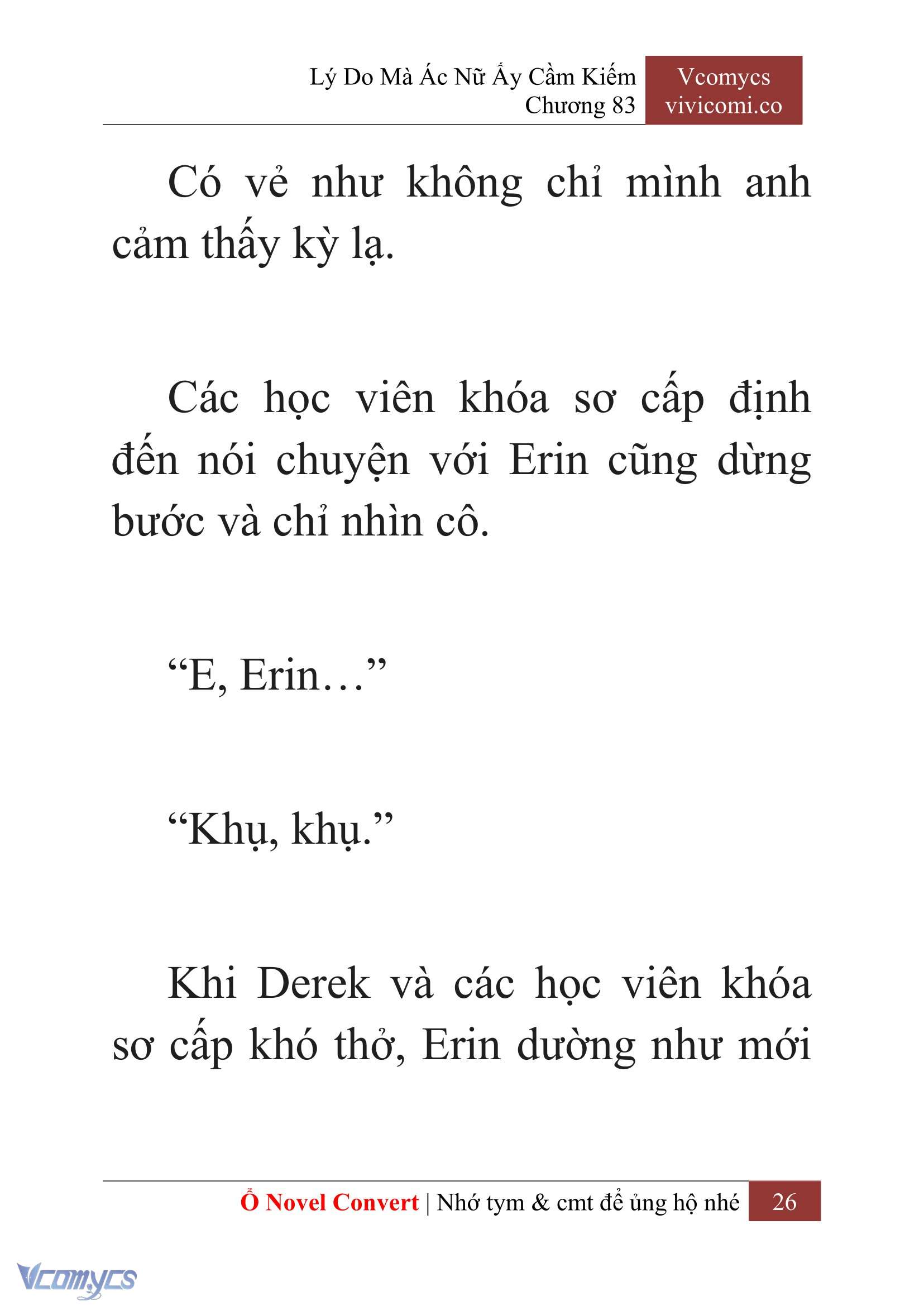 [Novel] Lý Do Mà Ác Nữ Ấy Cầm Kiếm Chap 83 - Trang 2