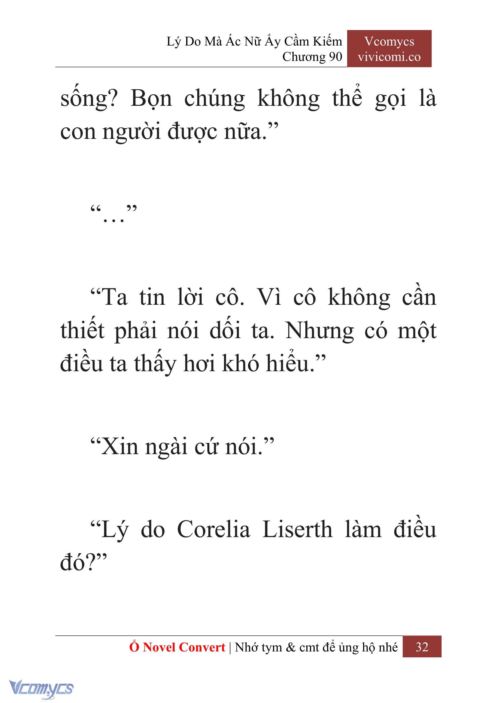 [Novel] Lý Do Mà Ác Nữ Ấy Cầm Kiếm Chap 90 - Trang 2