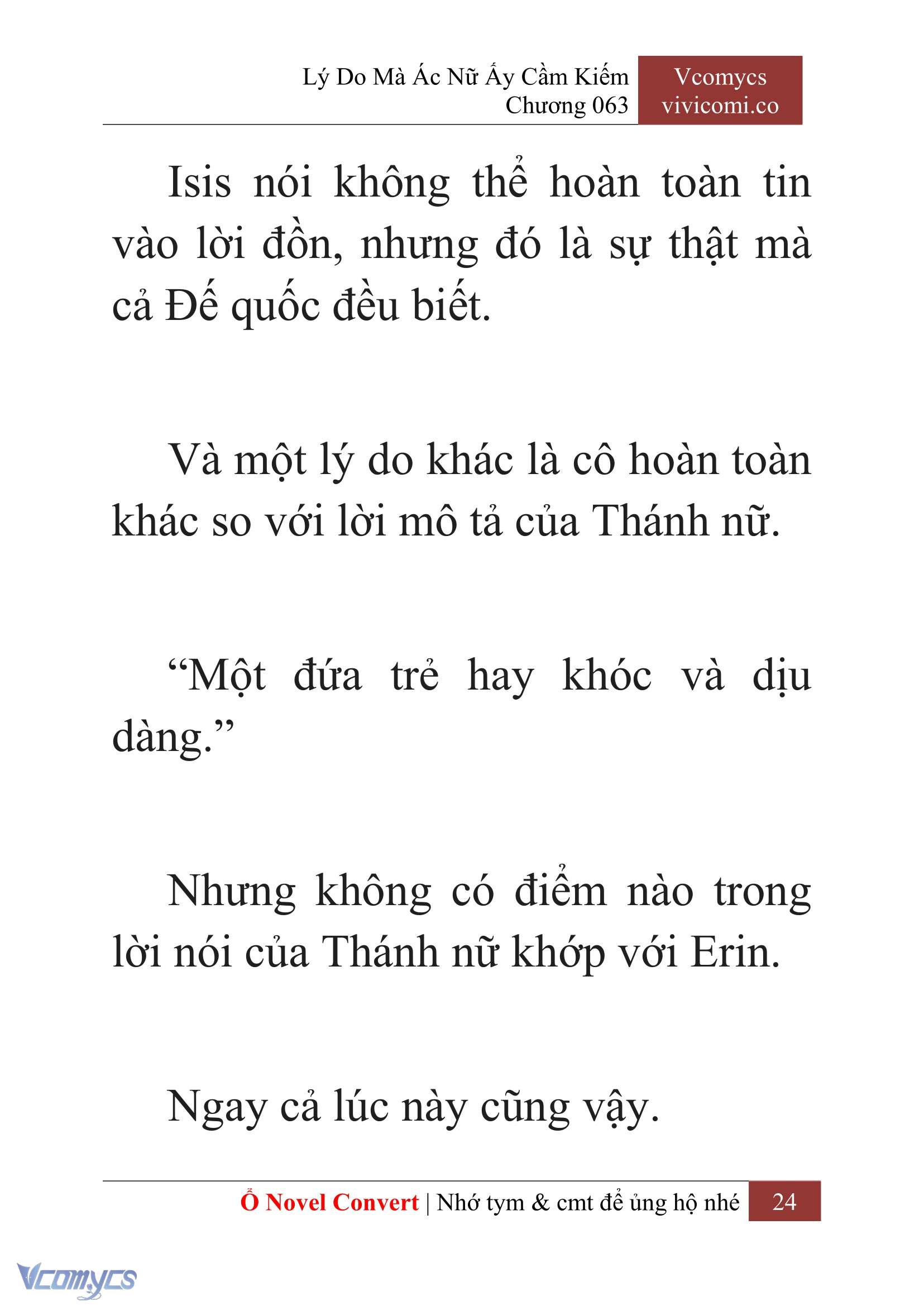 [Novel] Lý Do Mà Ác Nữ Ấy Cầm Kiếm Chap 63 - Trang 2