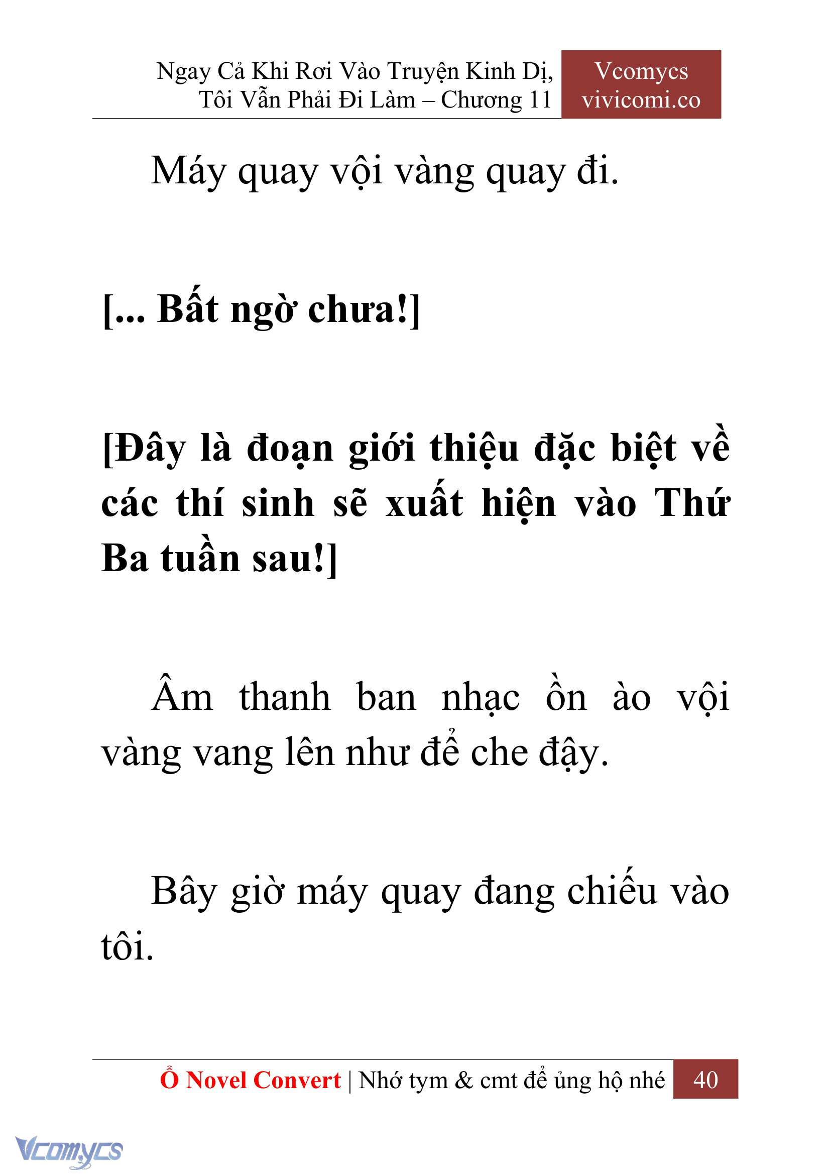 [Novel] Ngay Cả Khi Rơi Vào Truyện Kinh Dị, Tôi Vẫn Phải Đi Làm Chap 11 - Next 