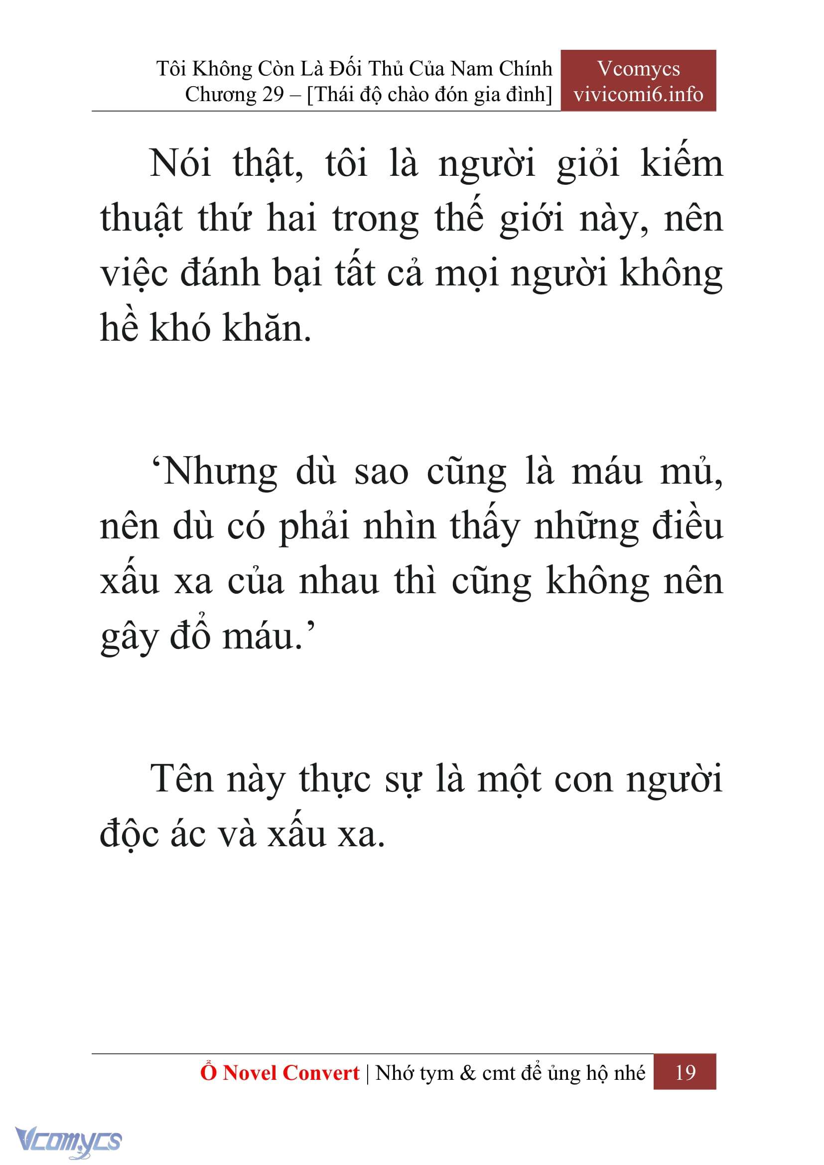 [Novel] Tôi Không Còn Là Đối Thủ Của Nam Chính Chap 29 - Trang 2