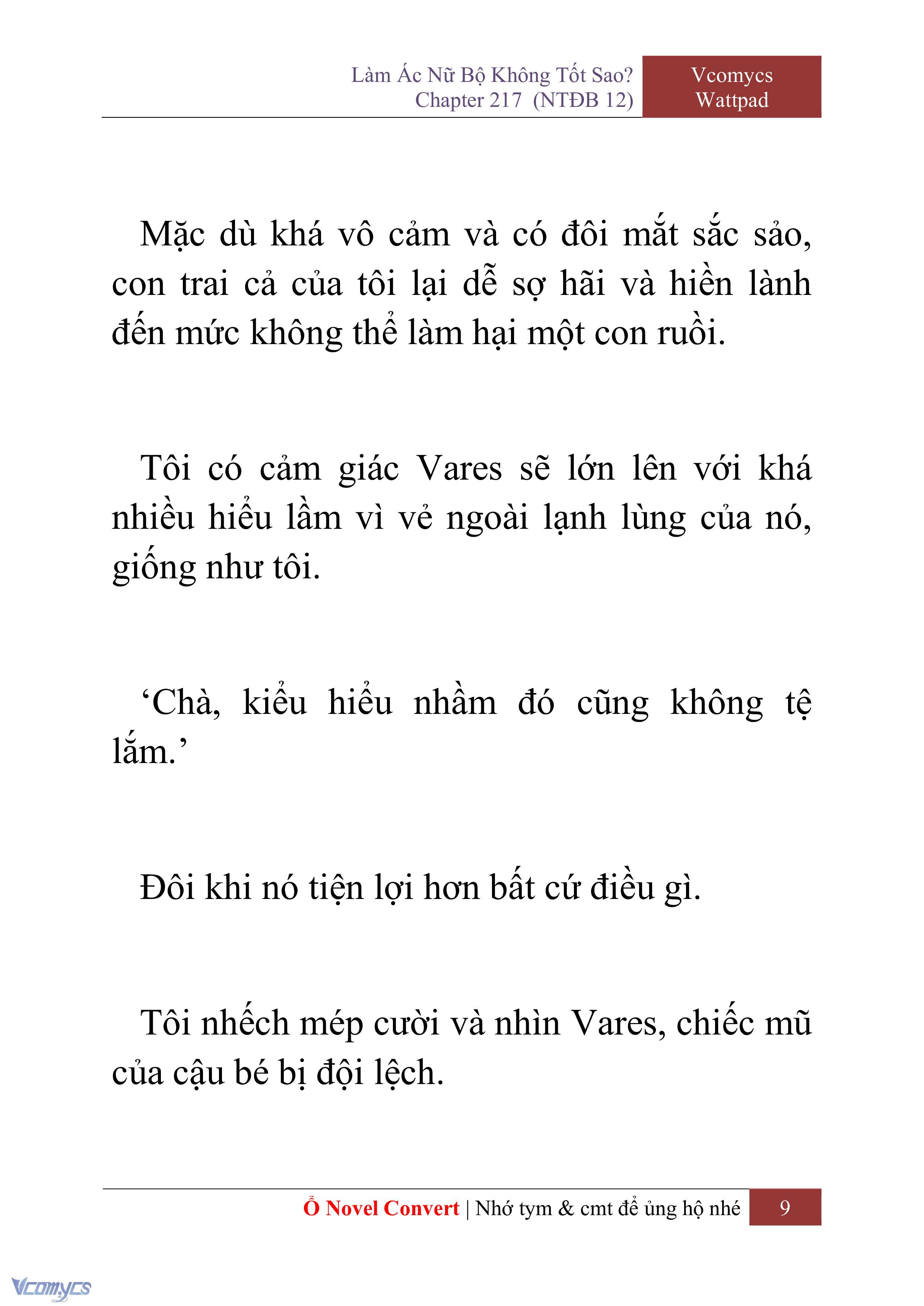 [Novel] Làm Ác Nữ Bộ Không Tốt Sao? Chap 217 - Trang 2