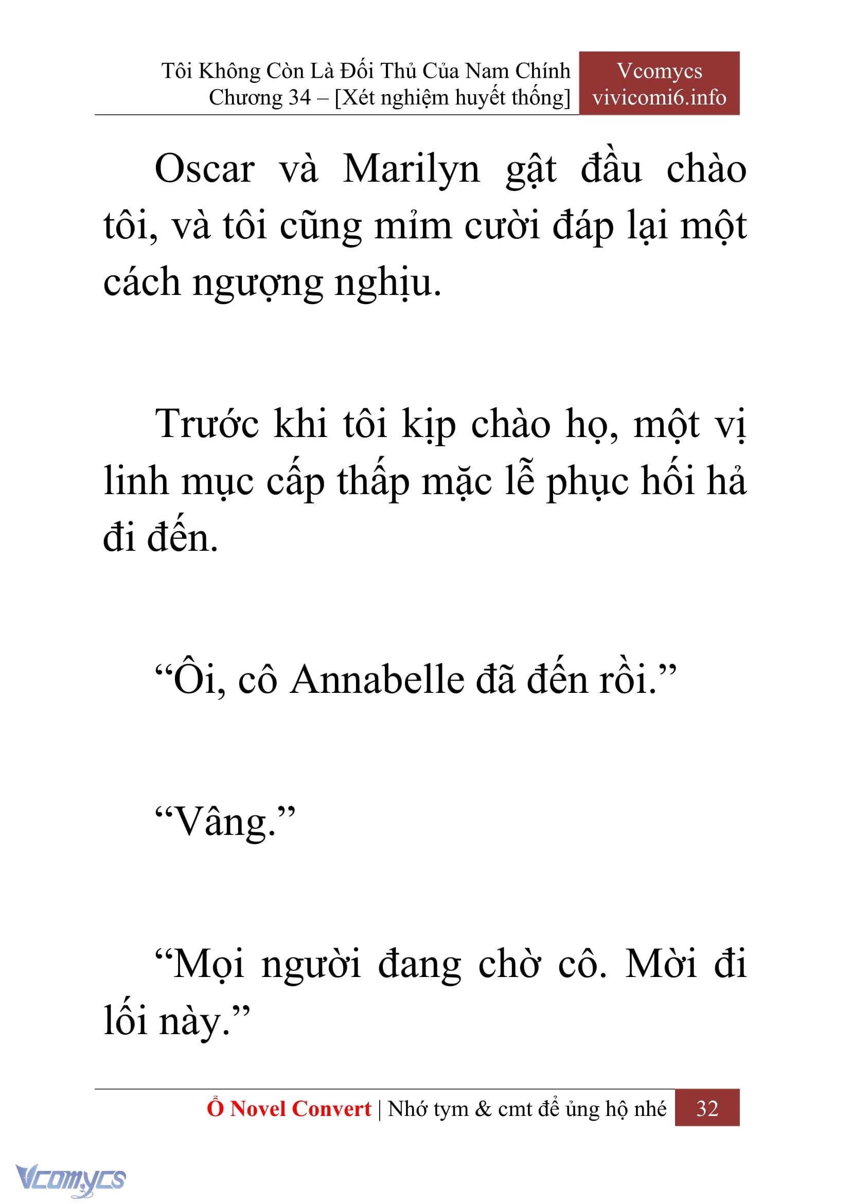 [Novel] Tôi Không Còn Là Đối Thủ Của Nam Chính Chap 34 - Trang 2