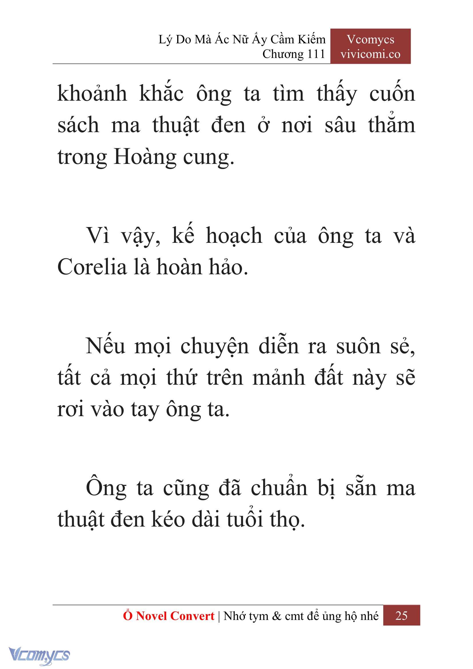 [Novel] Lý Do Mà Ác Nữ Ấy Cầm Kiếm Chap 111 - Trang 2