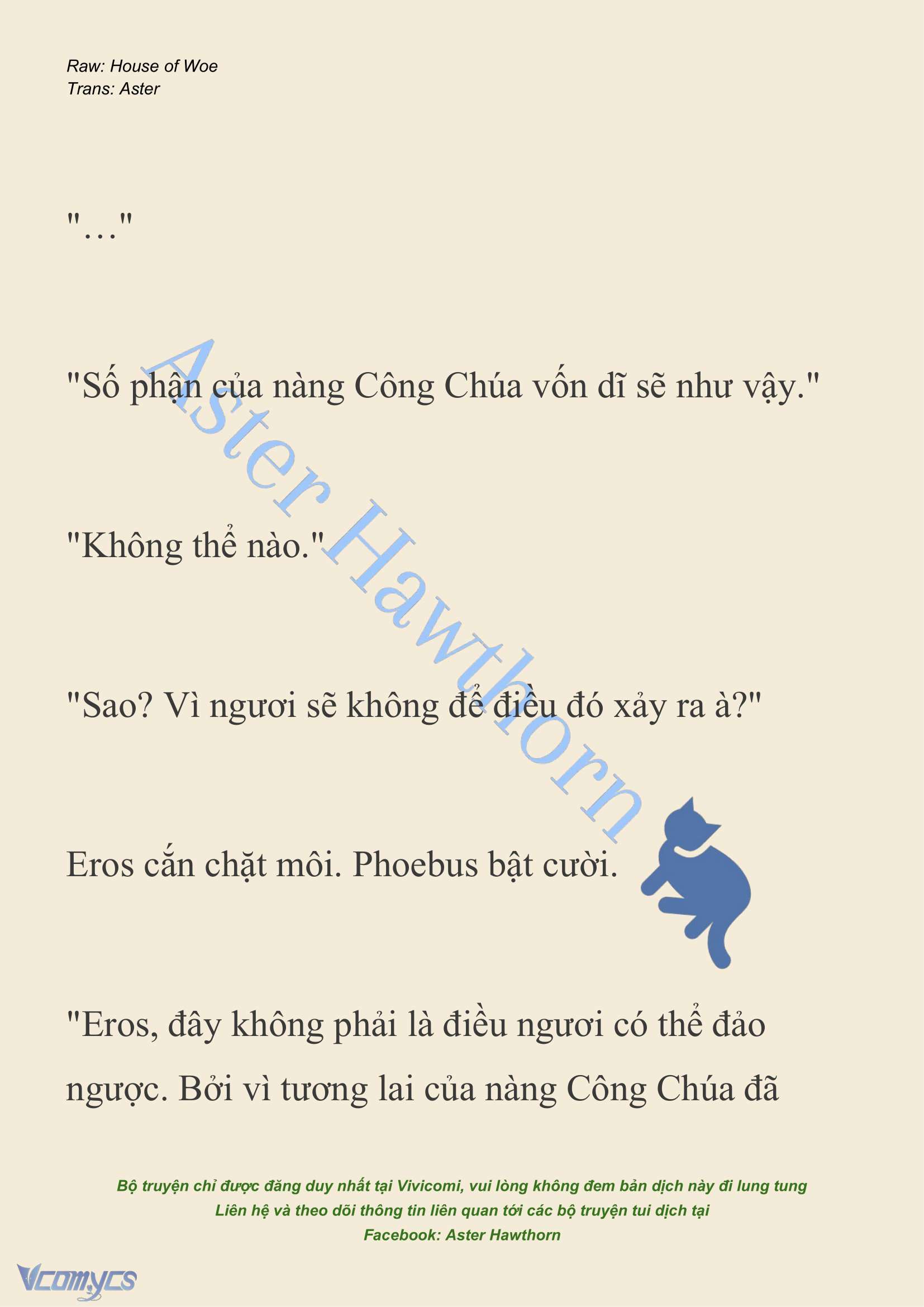 [NOVEL] Dành Cho Các Nữ Thần: Dành cho Psyche Chap 14 - Trang 2