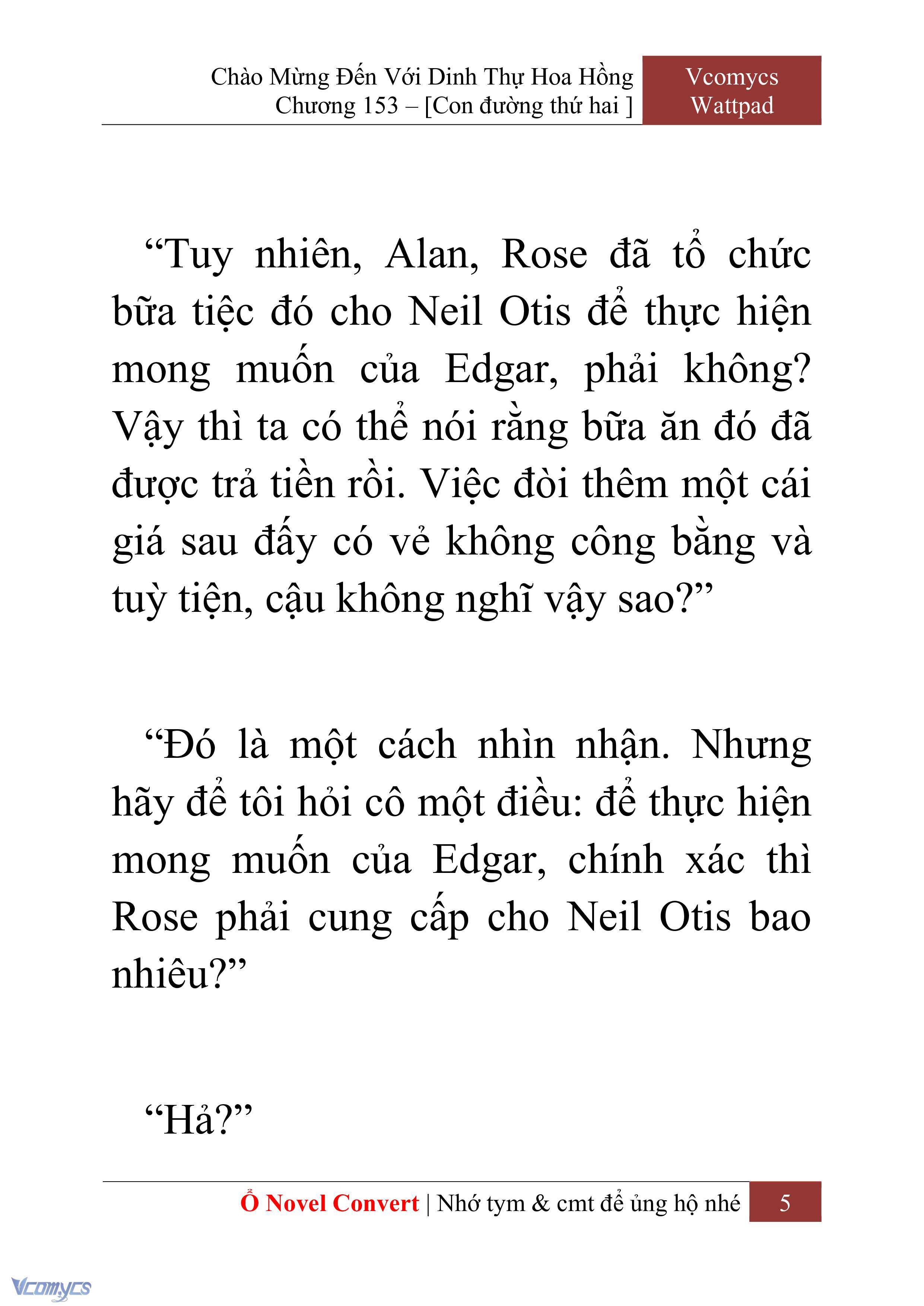[Novel] Chào Mừng Đến Với Dinh Thự Hoa Hồng Chap 153 - Next Chap 154