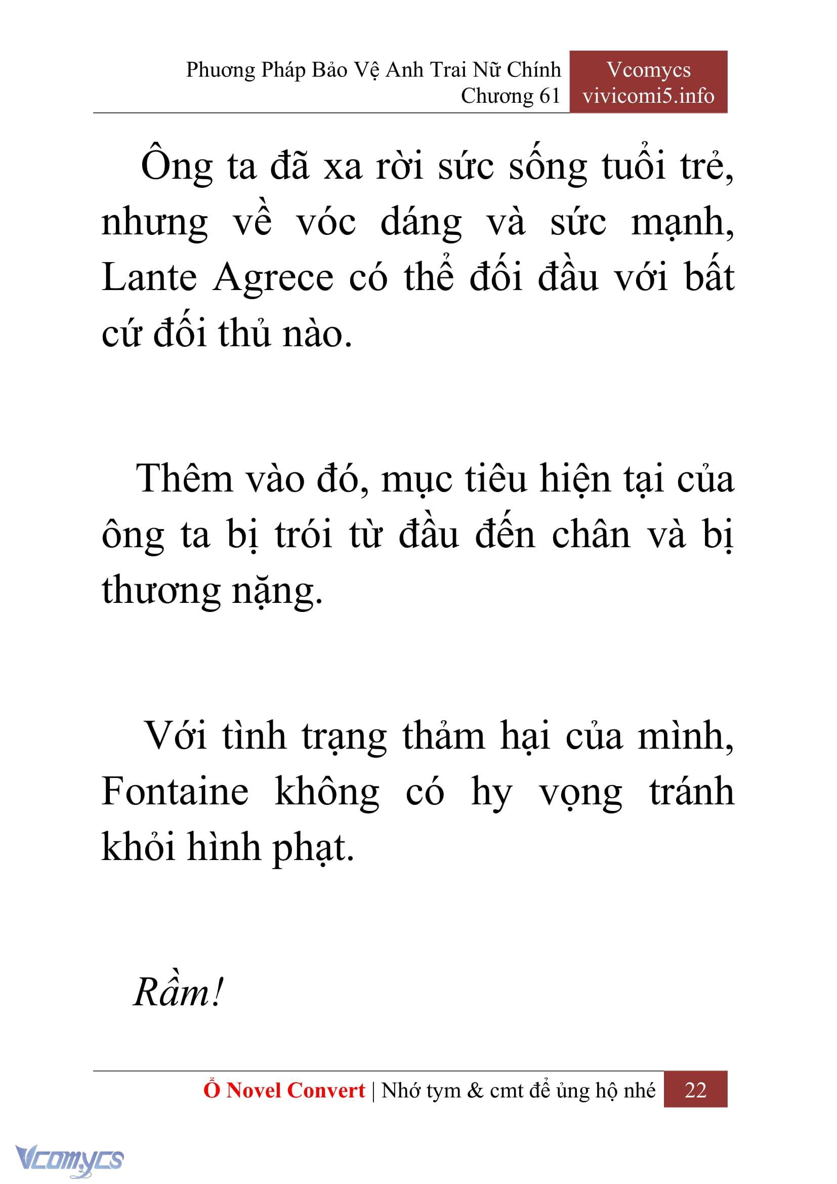 [Novel] Phương Pháp Bảo Vệ Anh Trai Nữ Chính Chap 61 - Trang 2