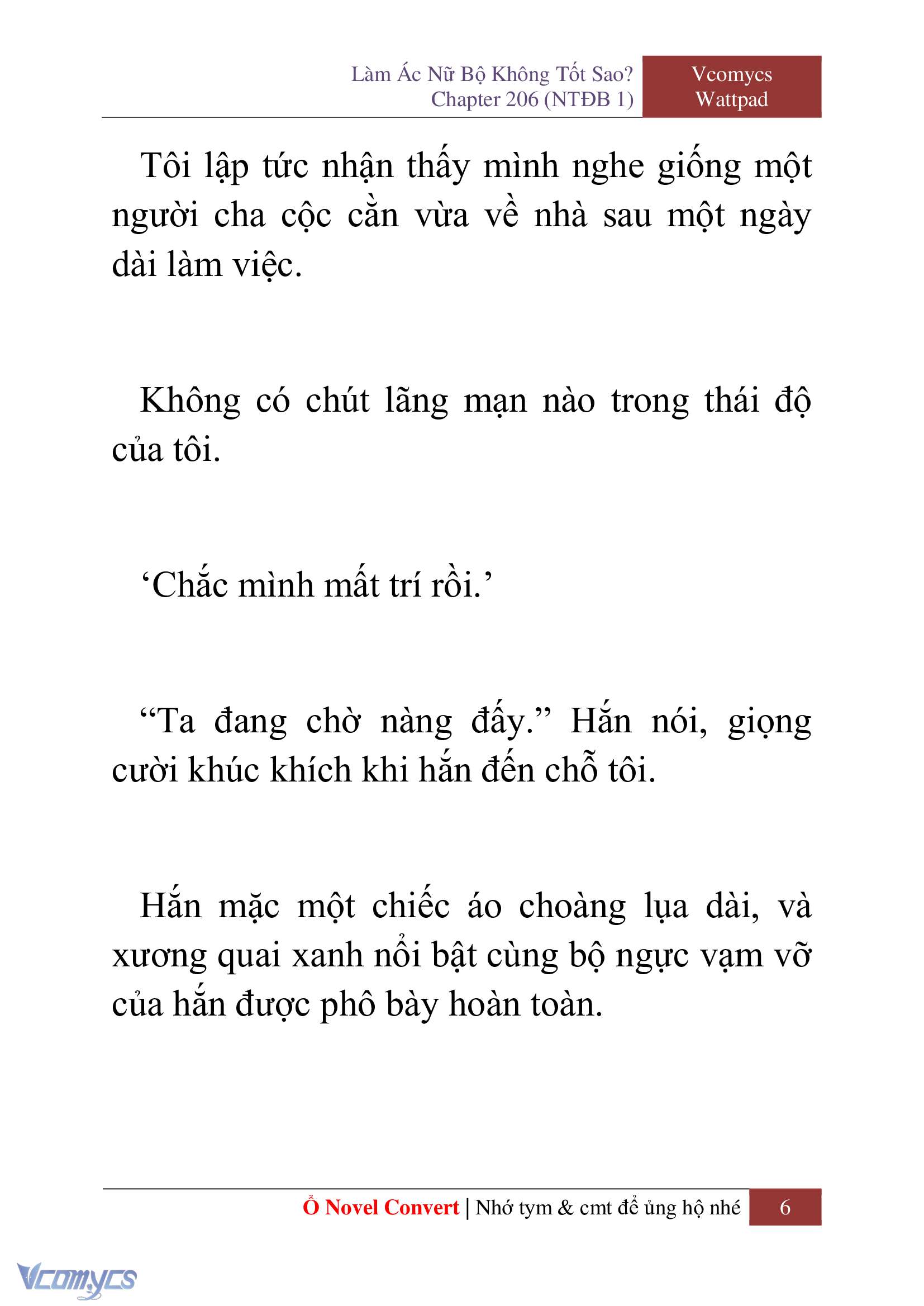 [Novel] Làm Ác Nữ Bộ Không Tốt Sao? Chap 206 - Trang 2