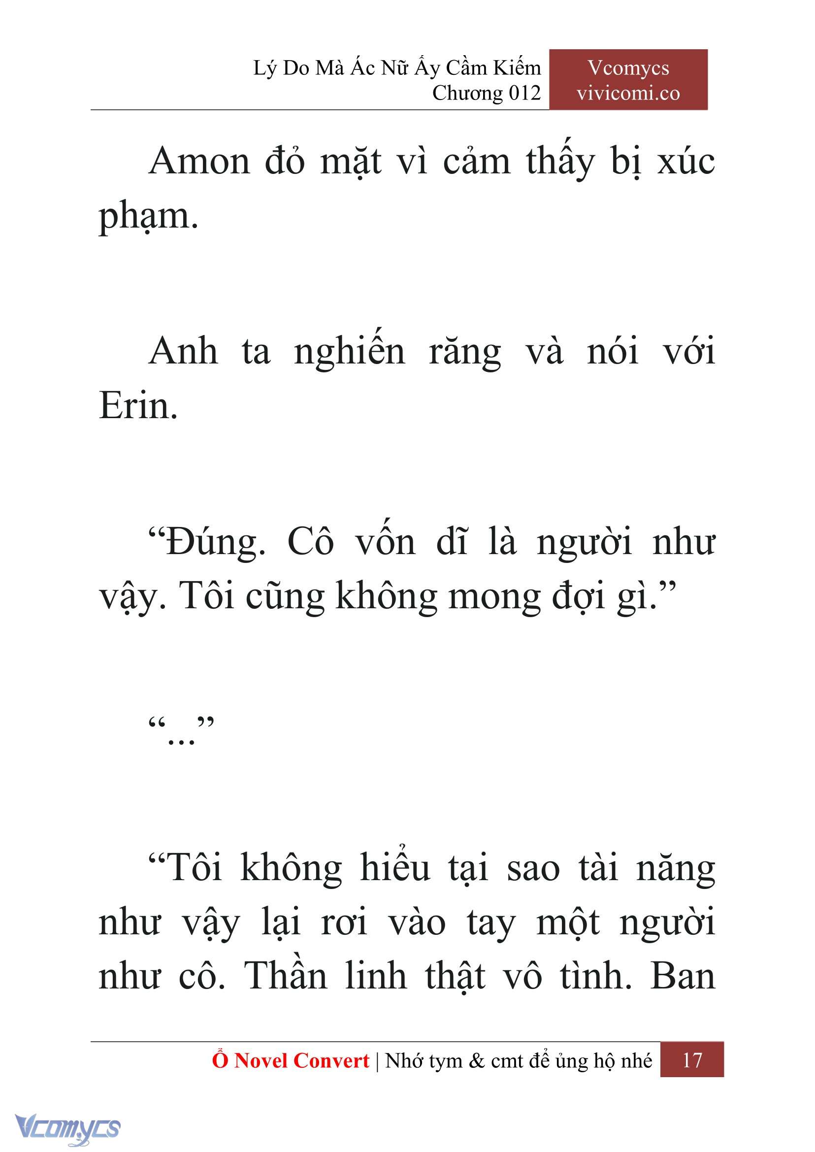 [Novel] Lý Do Mà Ác Nữ Ấy Cầm Kiếm Chap 12 - Trang 2