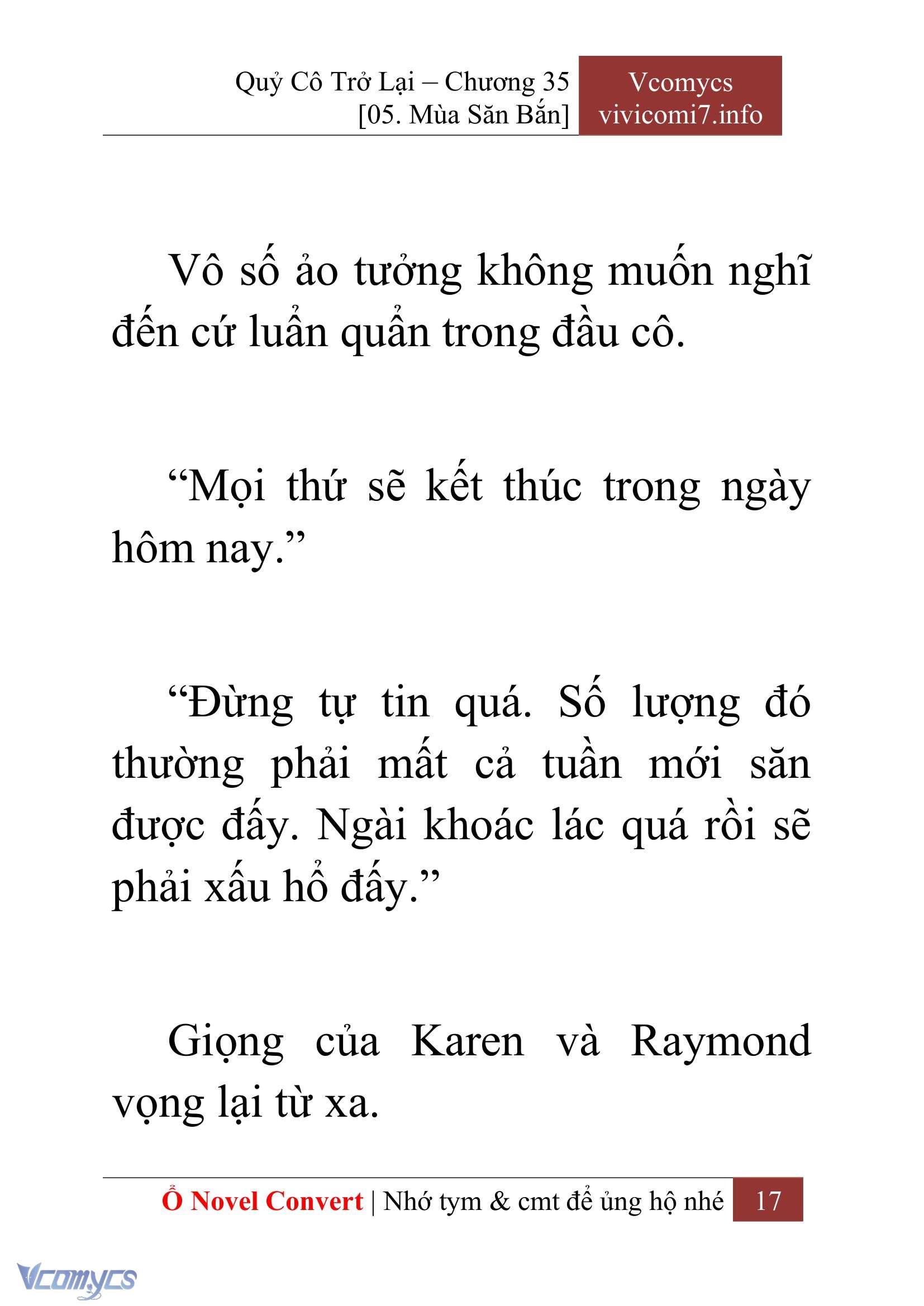 [Novel] Quý Cô Trở Lại Chap 35 - Trang 2