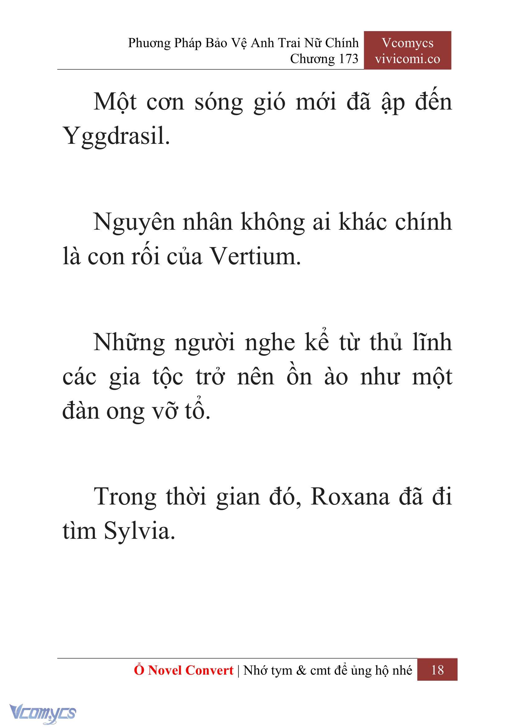 [Novel] Phương Pháp Bảo Vệ Anh Trai Nữ Chính Chap 173 - Trang 2
