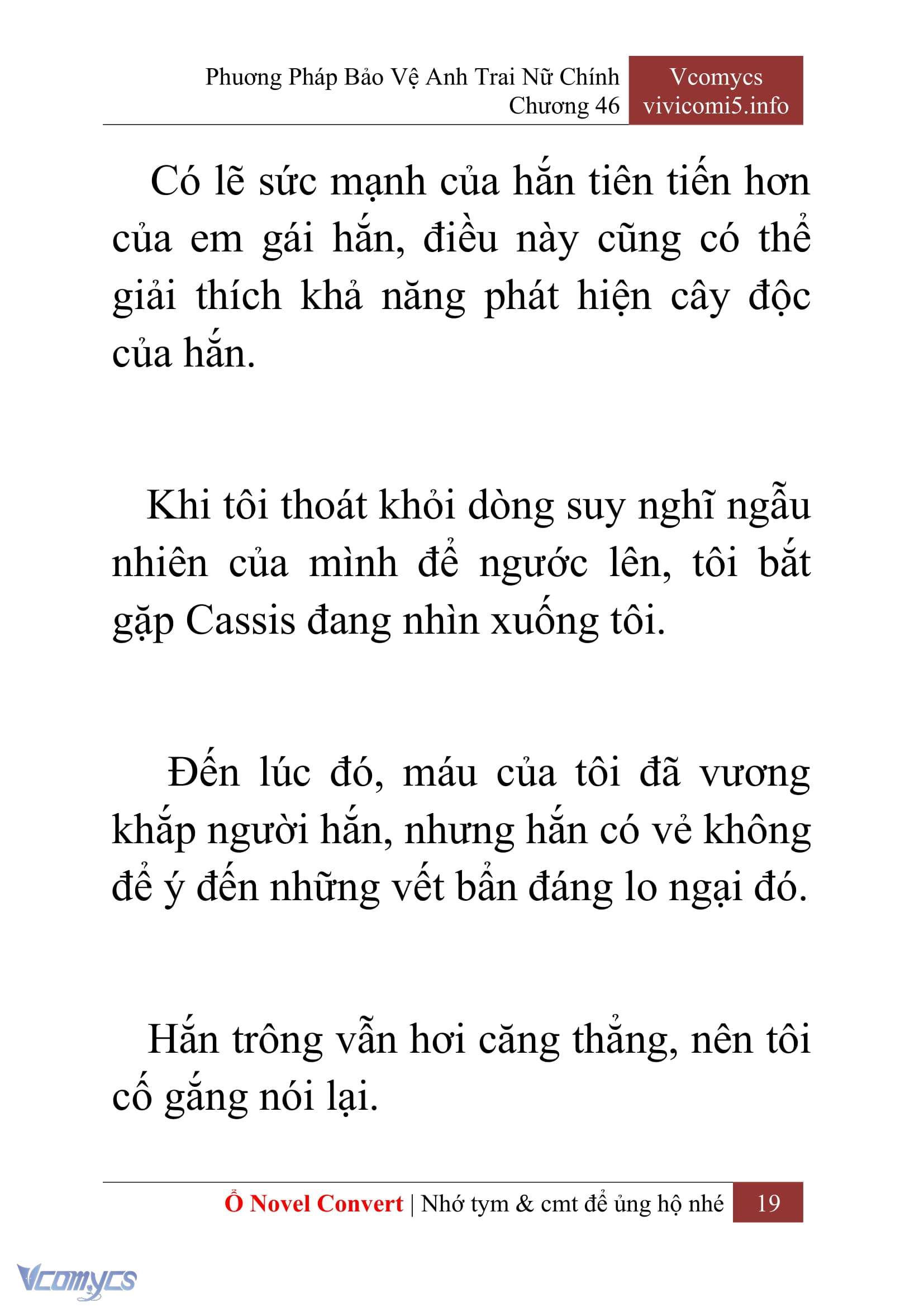 [Novel] Phương Pháp Bảo Vệ Anh Trai Nữ Chính Chap 46 - Trang 2