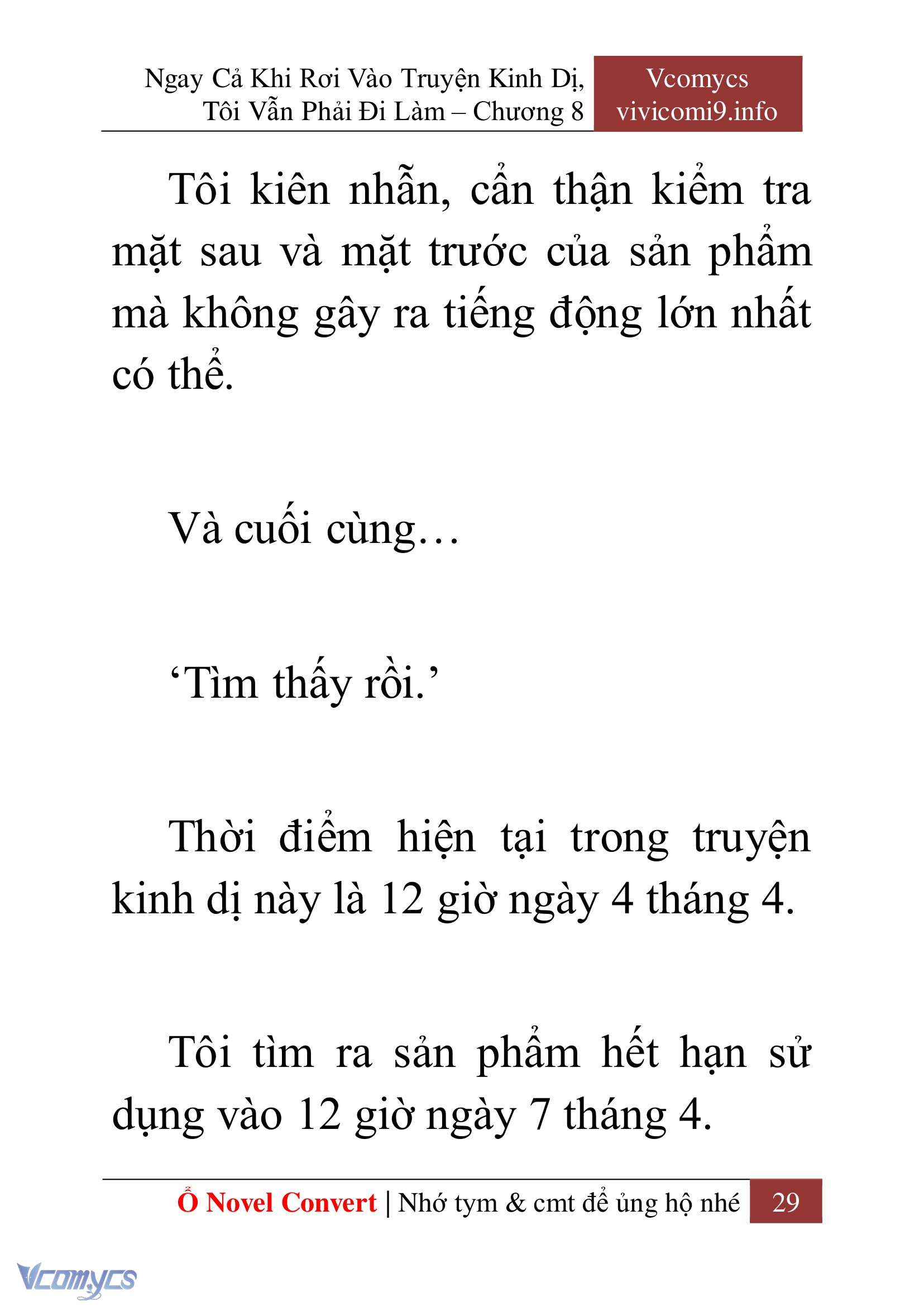 [Novel] Ngay Cả Khi Rơi Vào Truyện Kinh Dị, Tôi Vẫn Phải Đi Làm Chap 8 - Trang 2