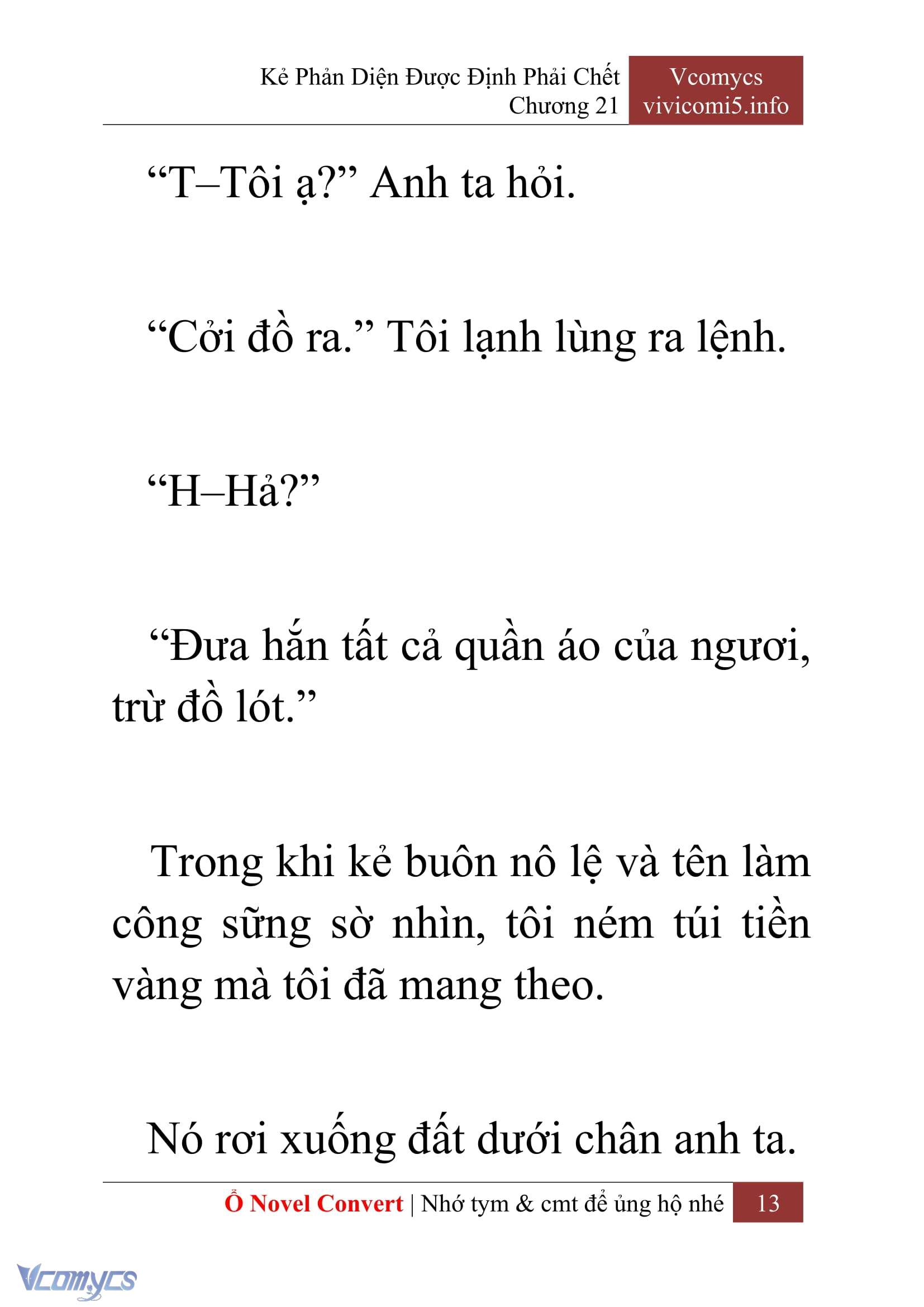 [Novel] Kẻ Phản Diện Được Định Phải Chết Chap 21 - Trang 2