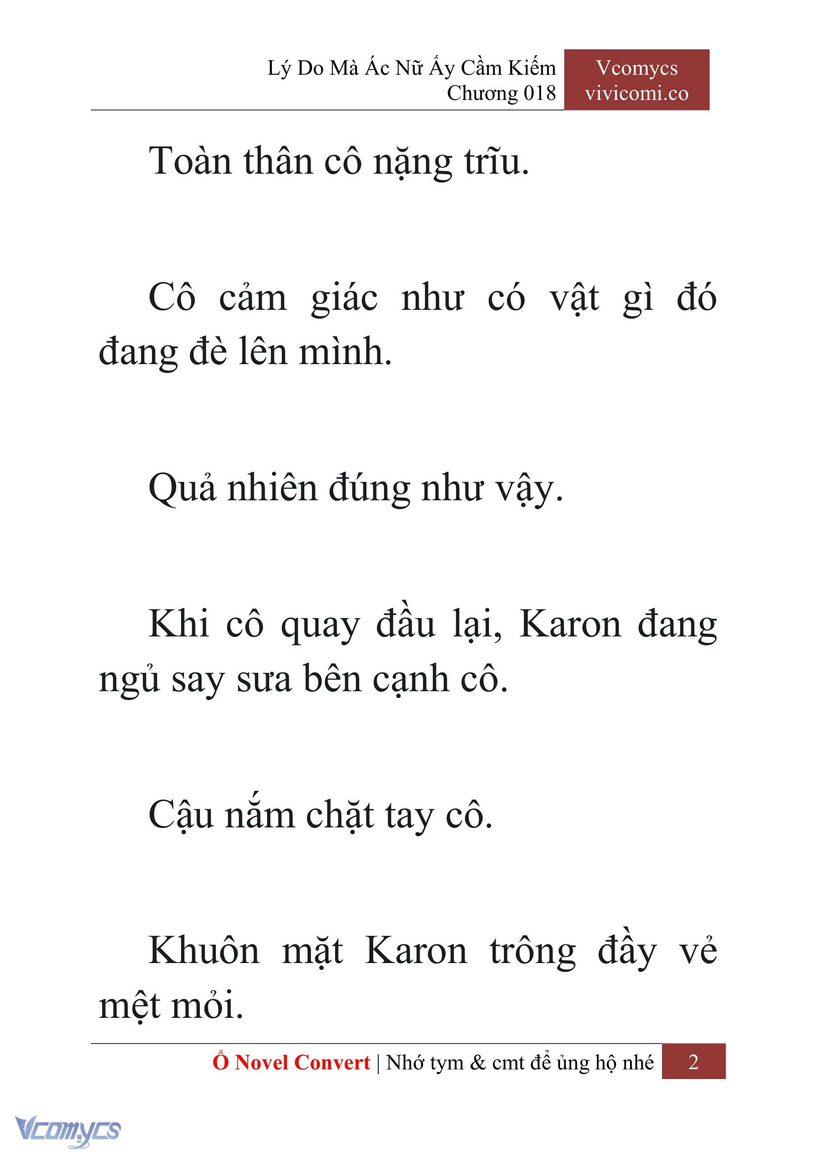 [Novel] Lý Do Mà Ác Nữ Ấy Cầm Kiếm Chap 18 - Next Chap 19