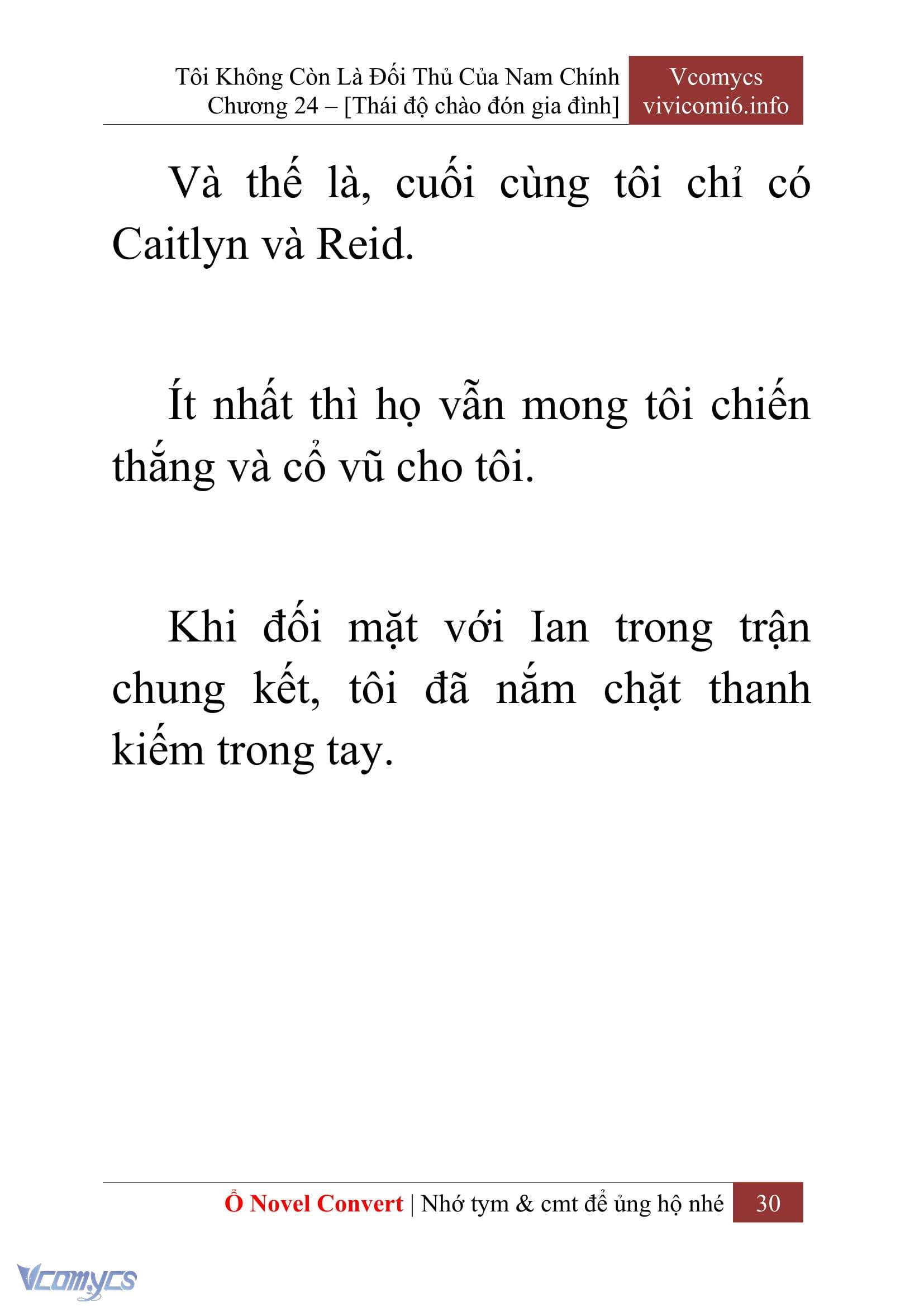 [Novel] Tôi Không Còn Là Đối Thủ Của Nam Chính Chap 24 - Trang 2