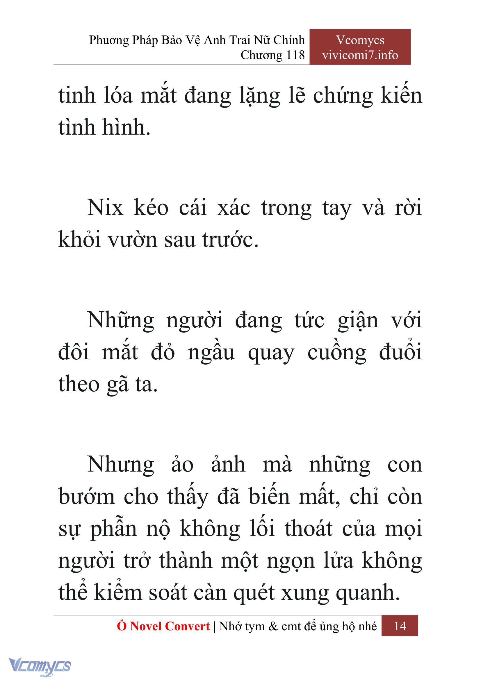 [Novel] Phương Pháp Bảo Vệ Anh Trai Nữ Chính Chap 118 - Trang 2