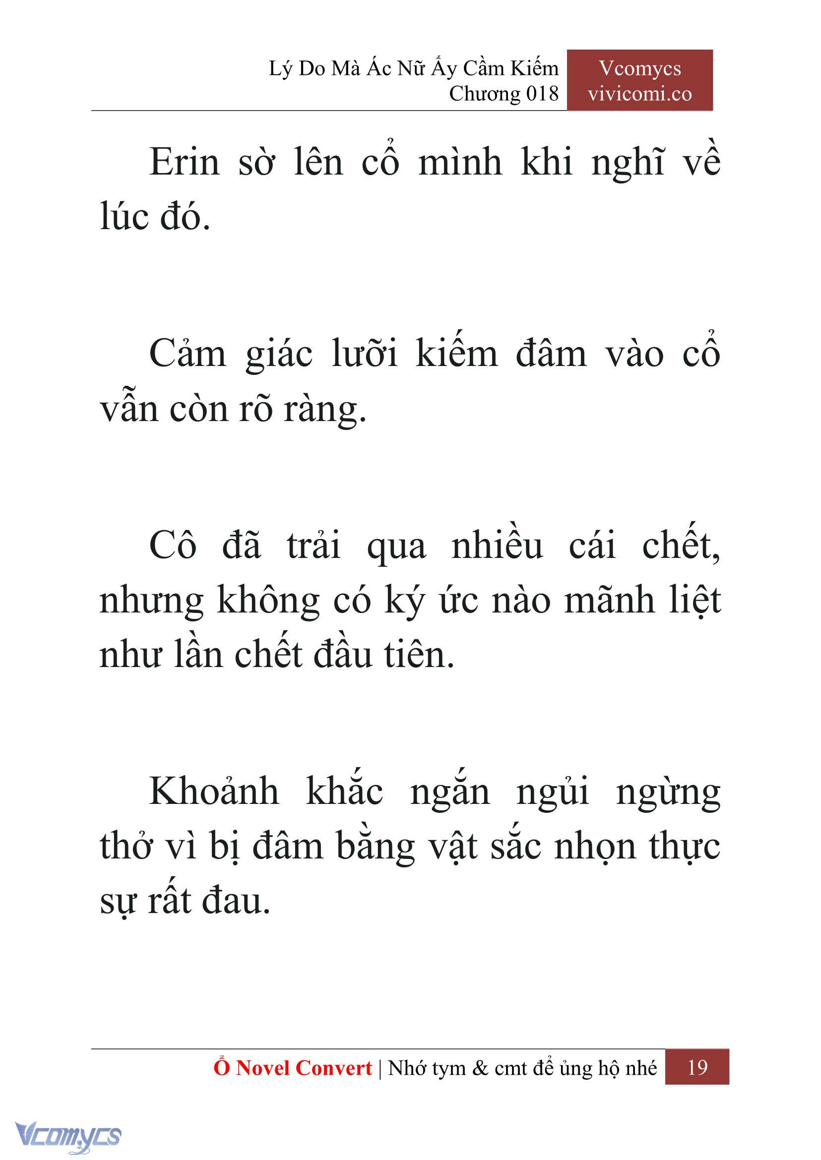 [Novel] Lý Do Mà Ác Nữ Ấy Cầm Kiếm Chap 18 - Next Chap 19