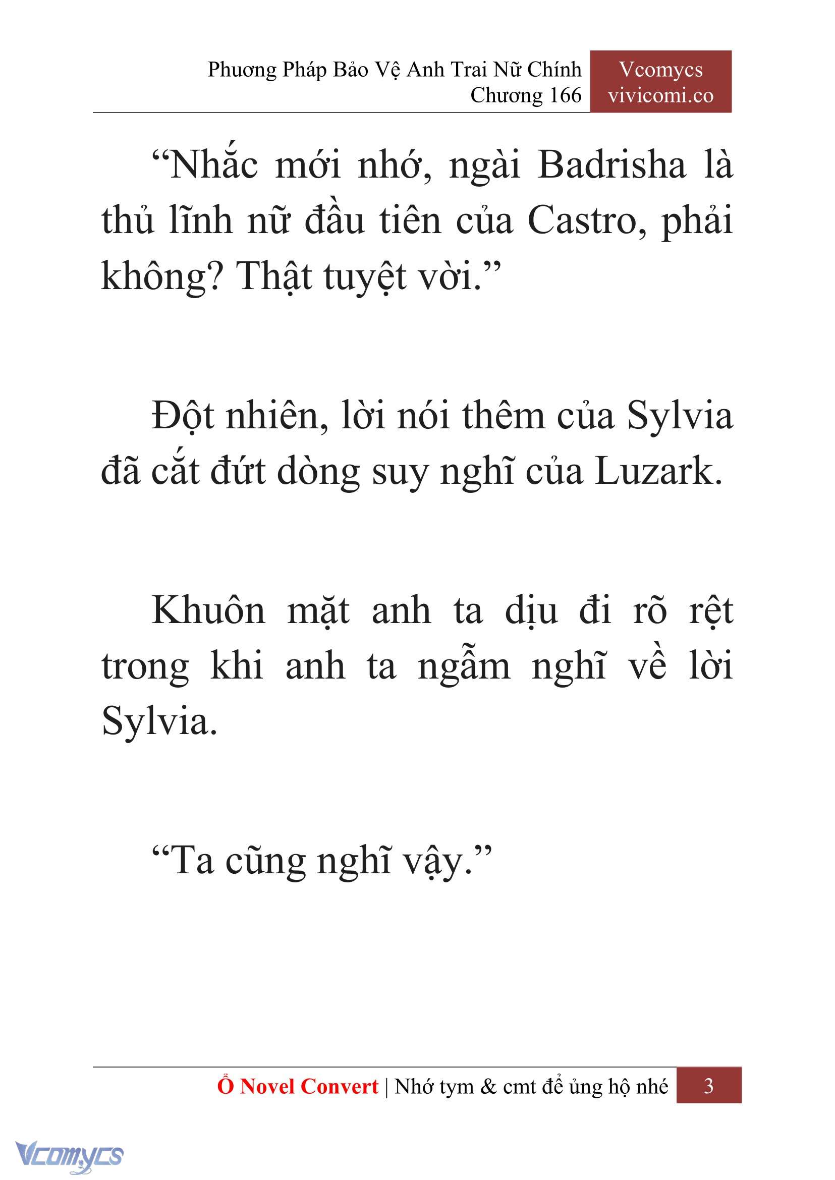 [Novel] Phương Pháp Bảo Vệ Anh Trai Nữ Chính Chap 166 - Trang 2