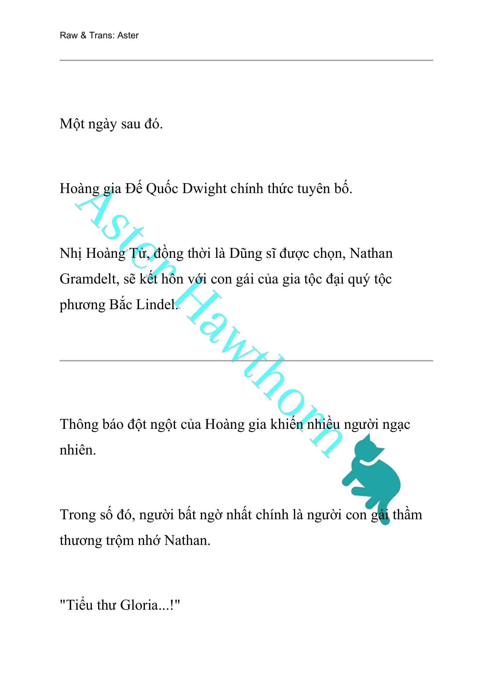 [NOVEL] Anh Hùng Khao Khát Sự Sa Ngã Của Thánh Nữ Chap 36 - Trang 2