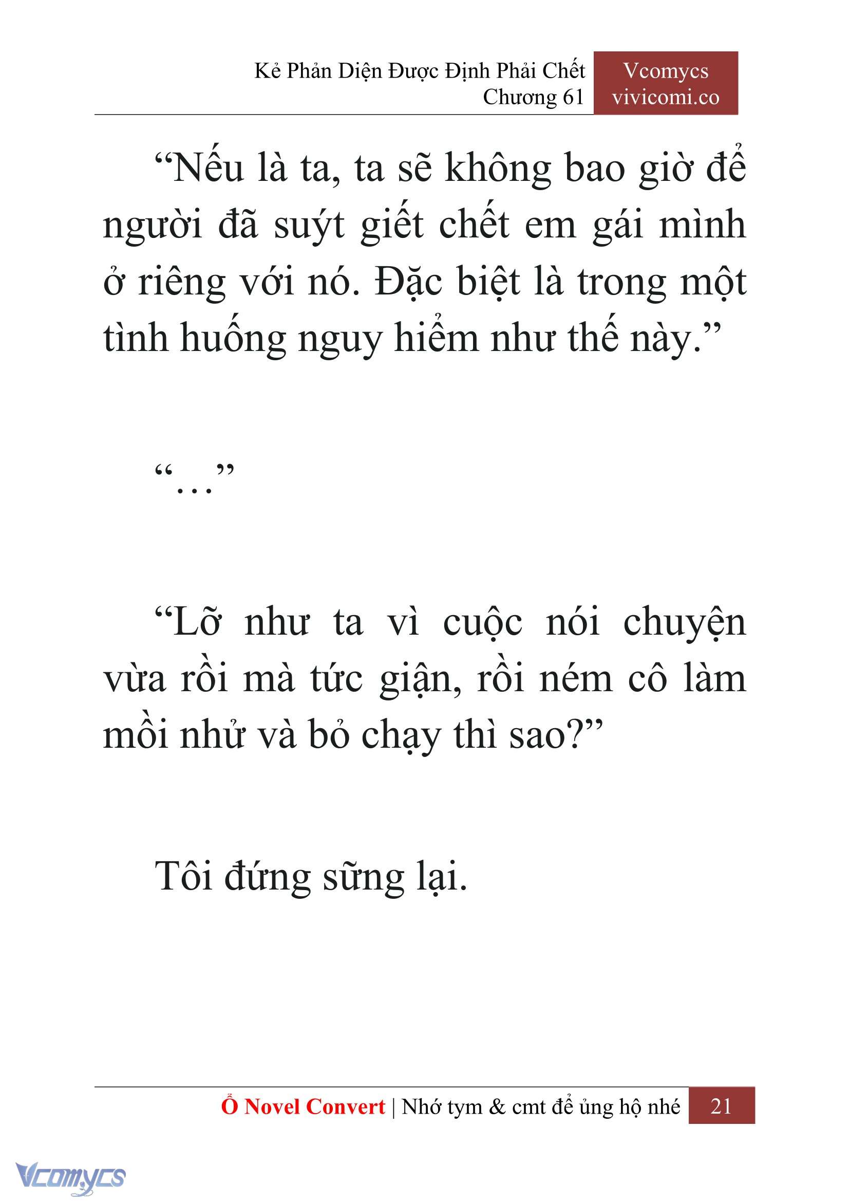 [Novel] Kẻ Phản Diện Được Định Phải Chết Chap 61 - Next Chap 62