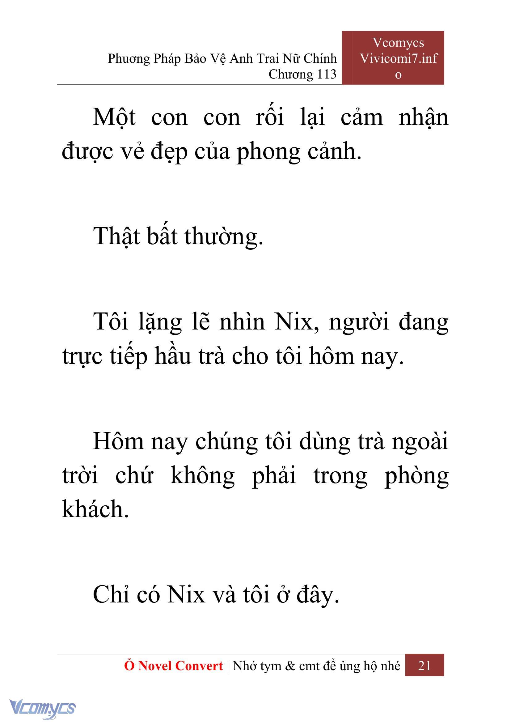 [Novel] Phương Pháp Bảo Vệ Anh Trai Nữ Chính Chap 113 - Trang 2