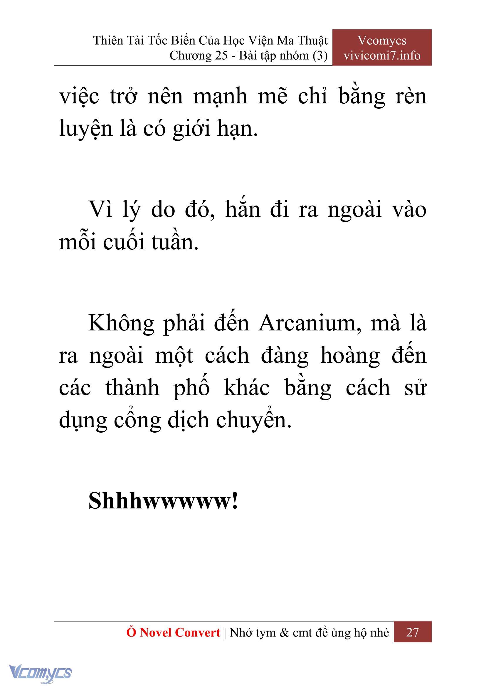 [Novel] Thiên Tài Tốc Biến Của Học Viện Ma Thuật Chap 25 - Next 