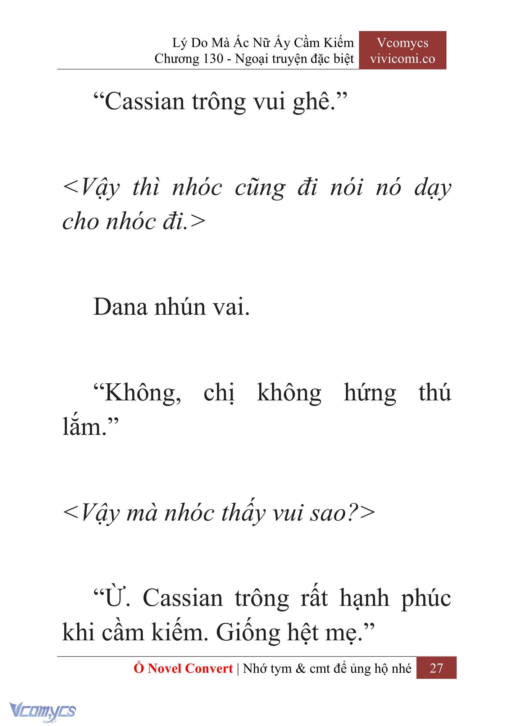 [Novel] Lý Do Mà Ác Nữ Ấy Cầm Kiếm Chap 130 - Trang 2