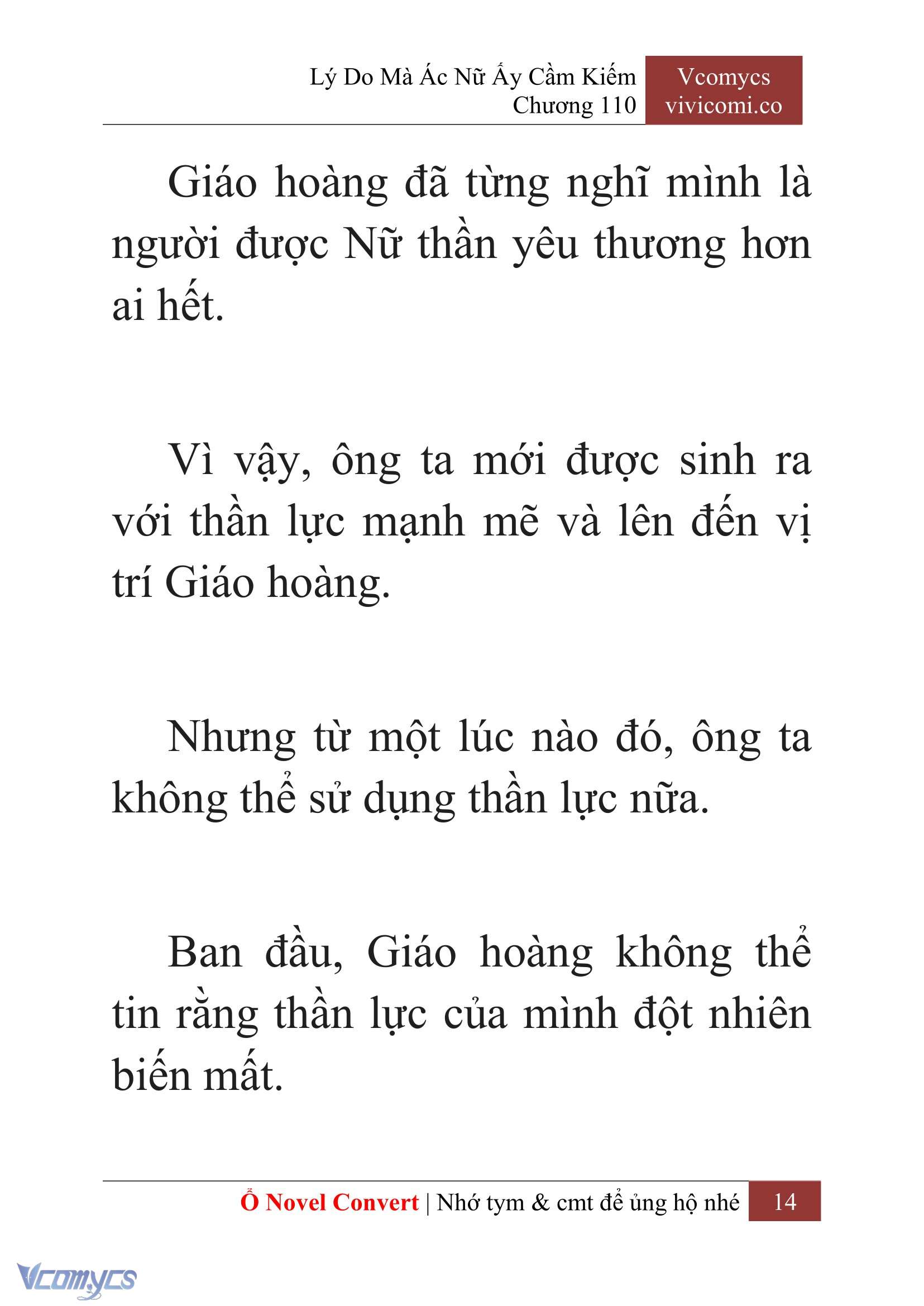 [Novel] Lý Do Mà Ác Nữ Ấy Cầm Kiếm Chap 110 - Next 