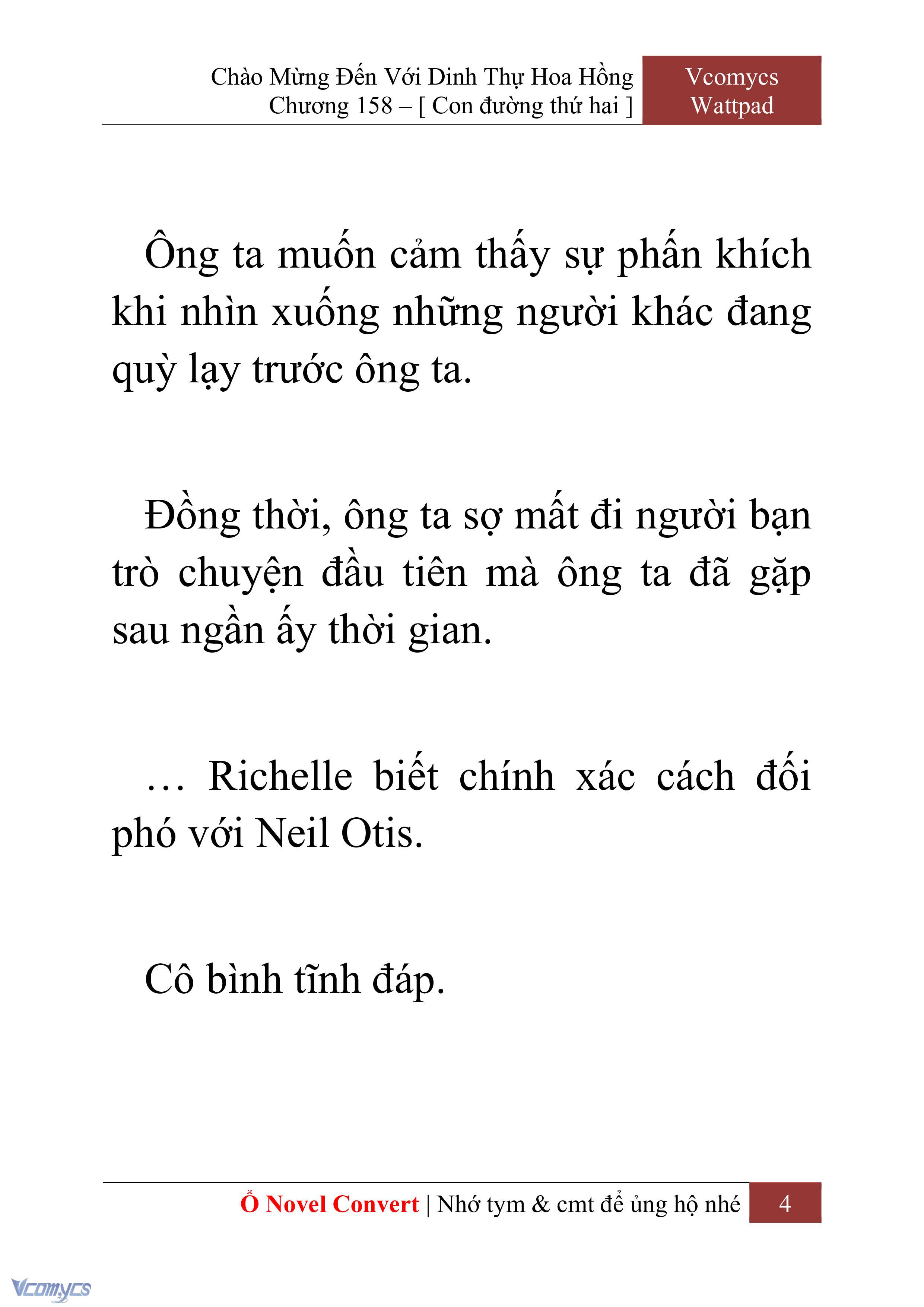 [Novel] Chào Mừng Đến Với Dinh Thự Hoa Hồng Chap 158 - Trang 2